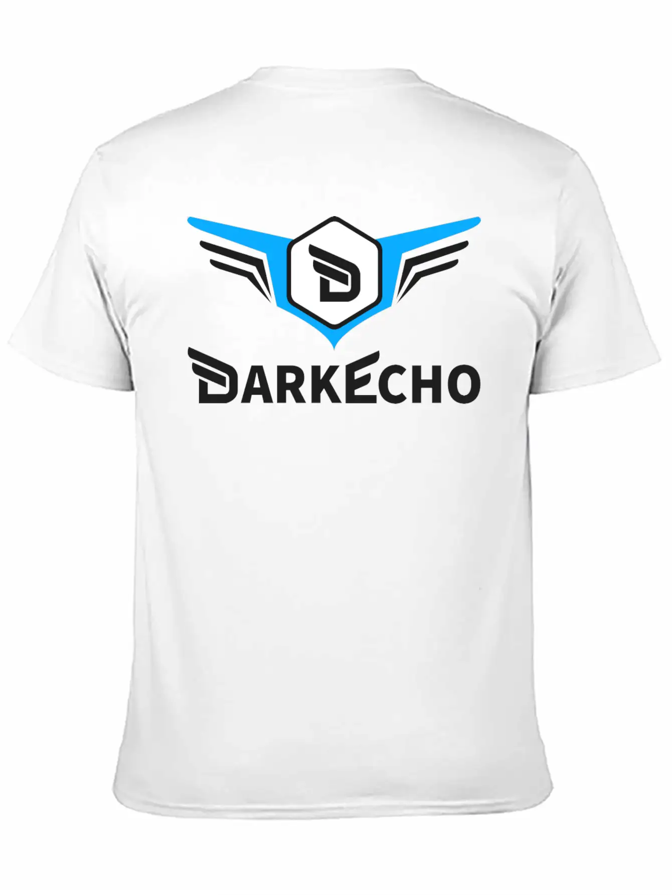 Dark Echo Logo & Name Essential Cotton Tee For Daily Outfits – Unisex Style