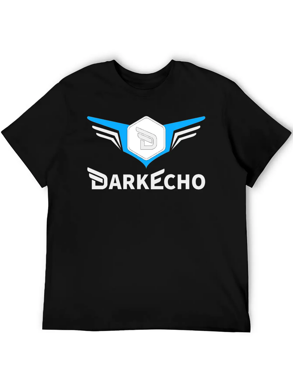 Dark Echo Logo & Name Essential Cotton Tee For Daily Outfits – Unisex Style