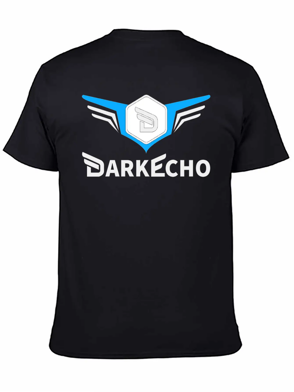 Dark Echo Logo & Name Essential Cotton Tee For Daily Outfits – Unisex Style