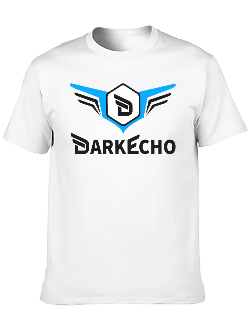Dark Echo Logo & Name Essential Cotton Tee For Daily Outfits – Unisex Style
