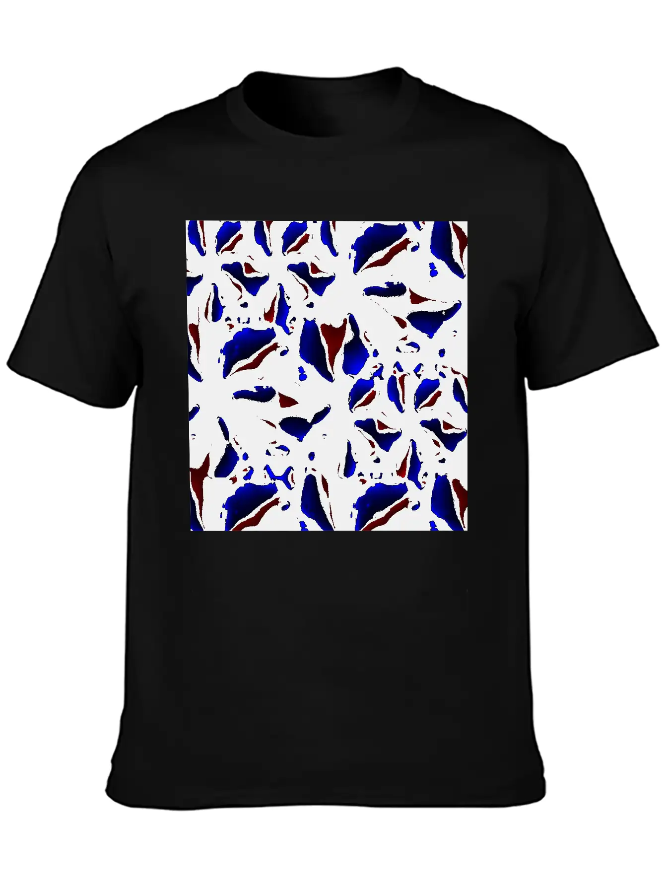 Dark Modern Texture Stylish Everyday T-Shirt – Unisex Basic Cotton Tee