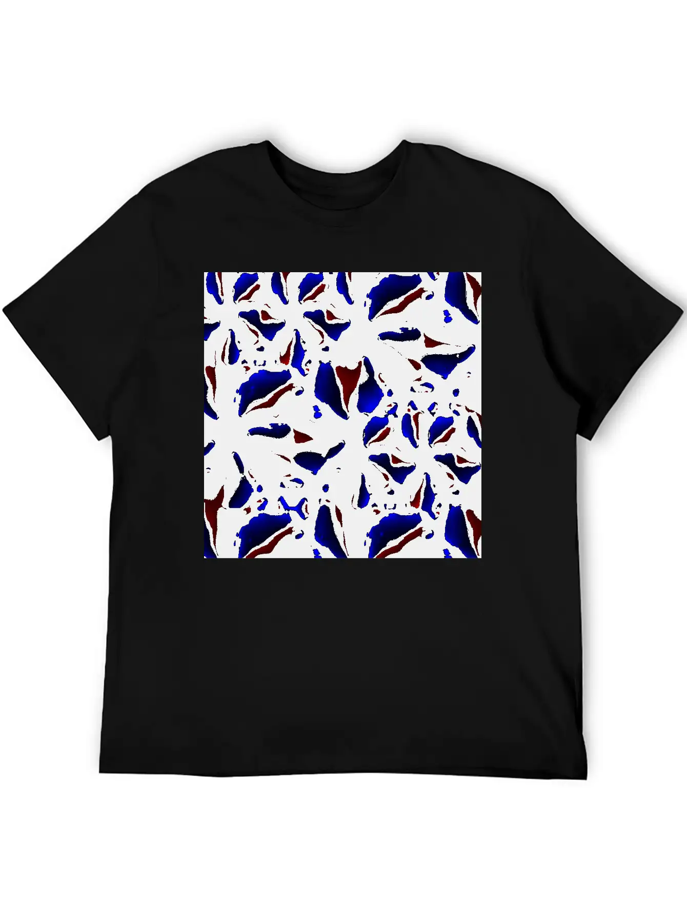 Dark Modern Texture Stylish Everyday T-Shirt – Unisex Basic Cotton Tee