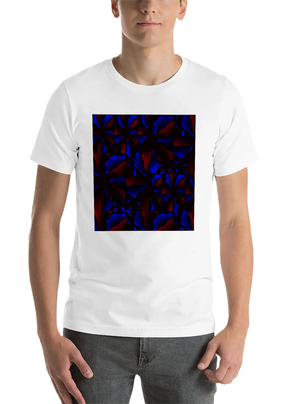Dark Modern Texture Stylish Everyday T-Shirt – Unisex Basic Cotton Tee