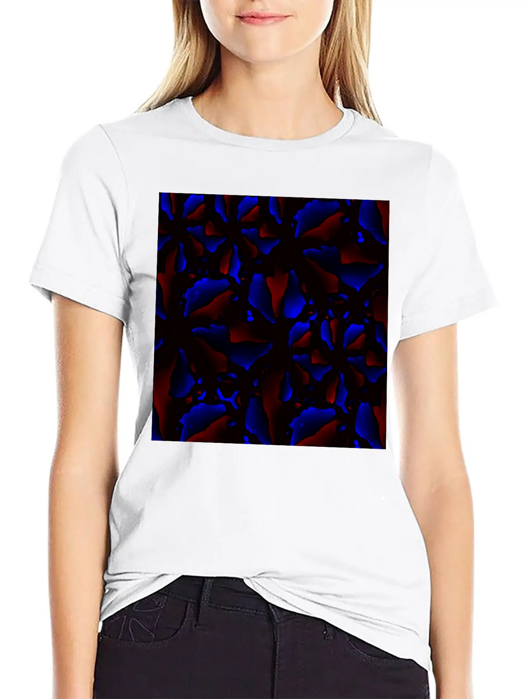 Dark Modern Texture Stylish Everyday T-Shirt – Unisex Basic Cotton Tee