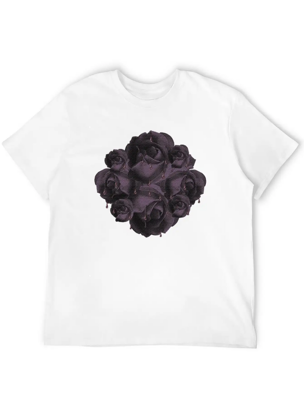 Dark Roses, Gothic, Gothic Fan Breathable Soft Cotton T-Shirt – Timeless Casual Look
