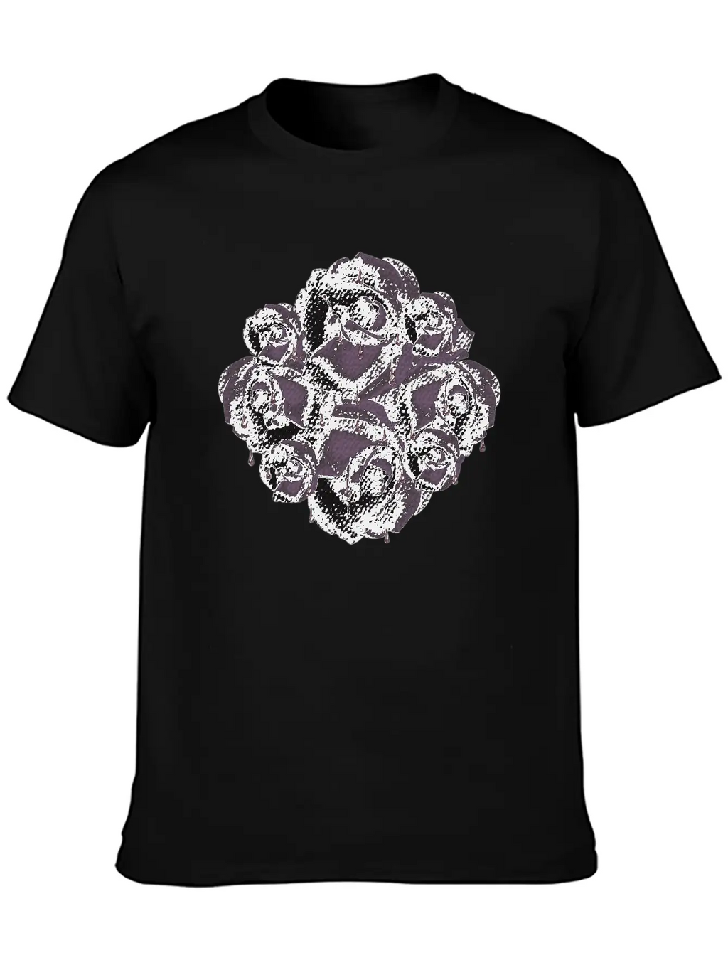 Dark Roses, Gothic, Gothic Fan Breathable Soft Cotton T-Shirt – Timeless Casual Look