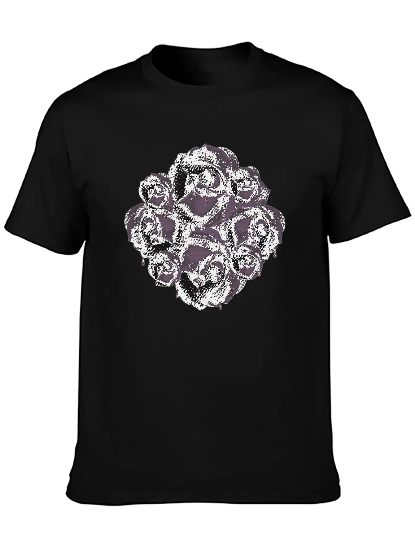 Dark Roses, Gothic, Gothic Fan Breathable Soft Cotton T-Shirt – Timeless Casual Look