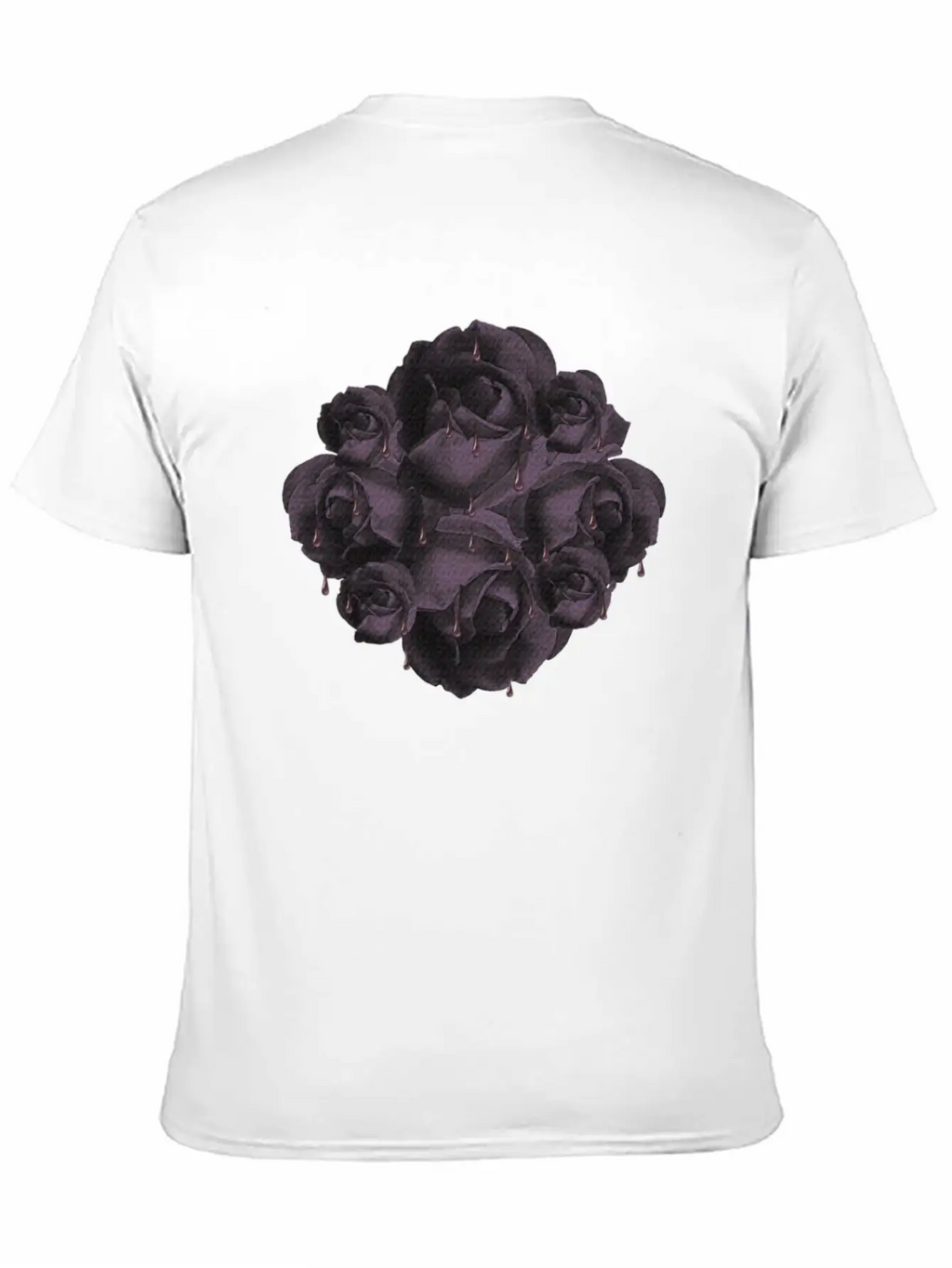 Dark Roses, Gothic, Gothic Fan Breathable Soft Cotton T-Shirt – Timeless Casual Look