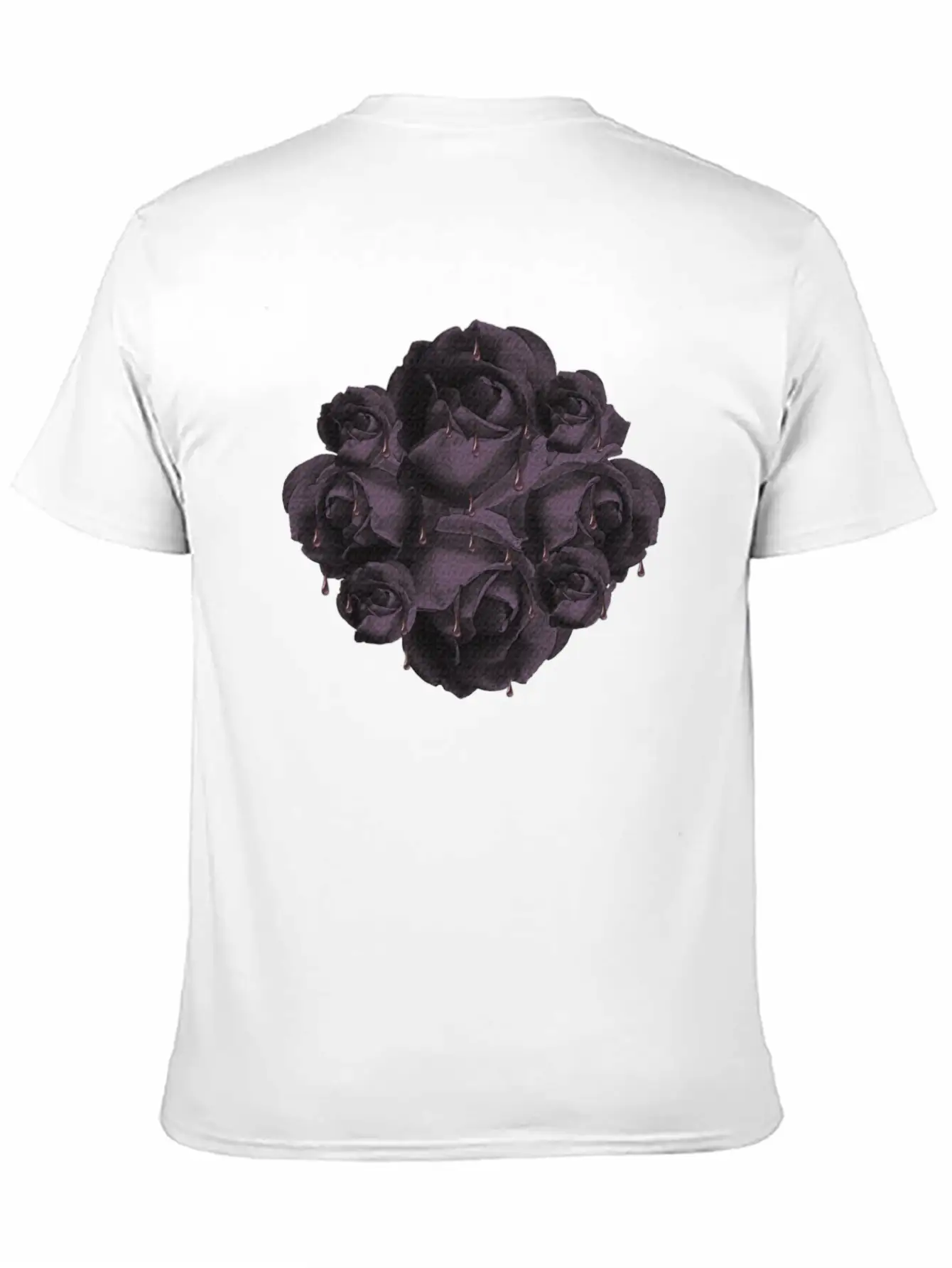 Dark Roses, Gothic, Gothic Fan Breathable Soft Cotton T-Shirt – Timeless Casual Look