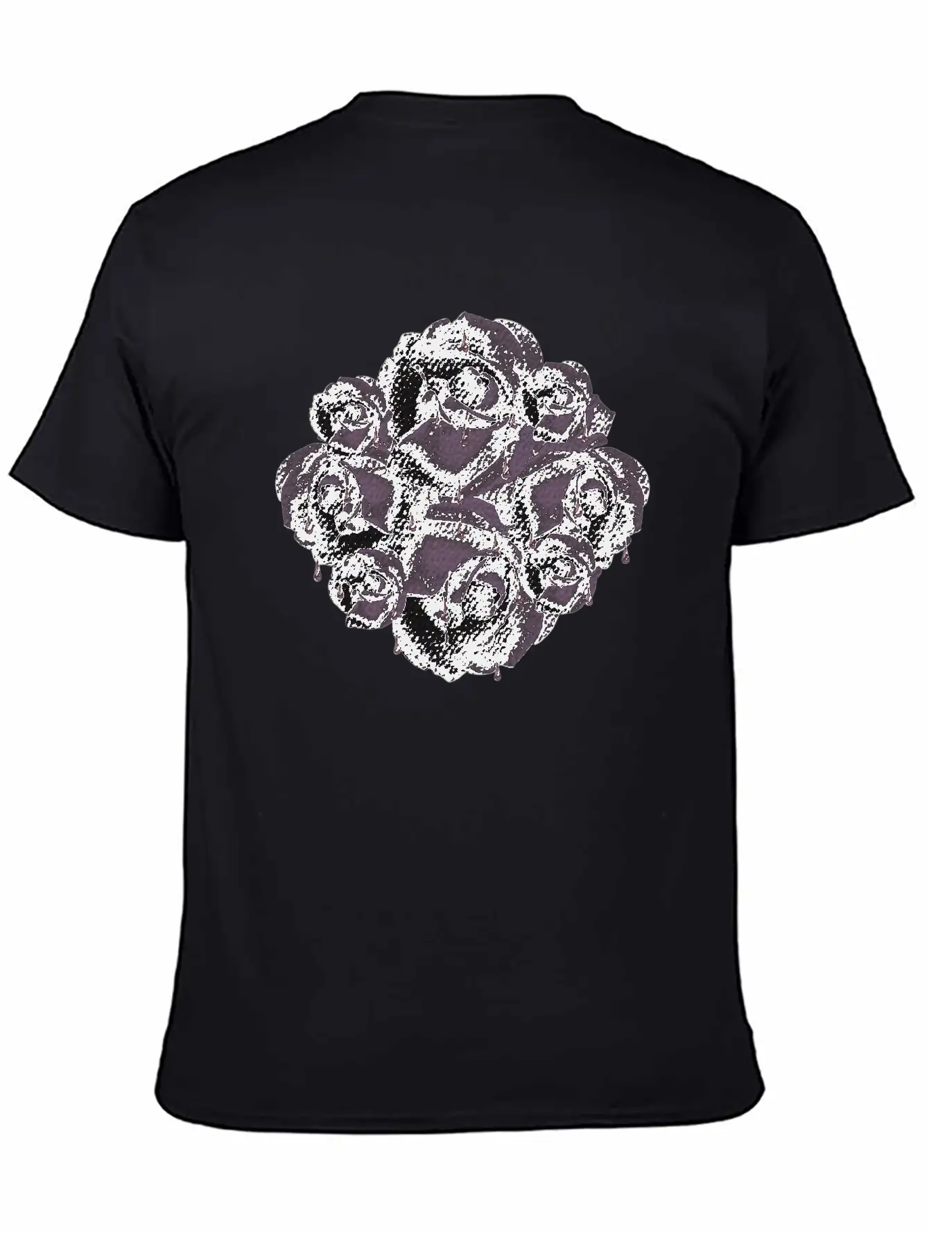 Dark Roses, Gothic, Gothic Fan Breathable Soft Cotton T-Shirt – Timeless Casual Look