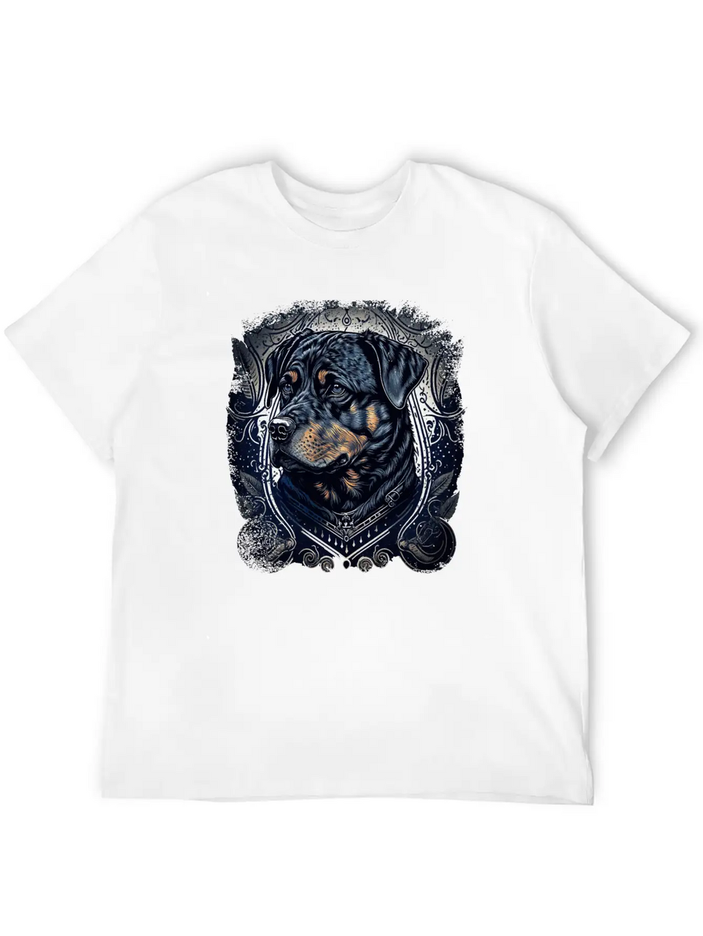 Dark Rottweiler Love Relaxed Everyday Tee – Lightweight And Durable Cotton