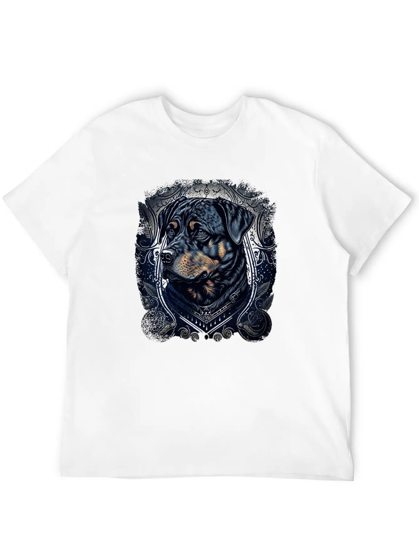 Dark Rottweiler Love Relaxed Everyday Tee – Lightweight And Durable Cotton