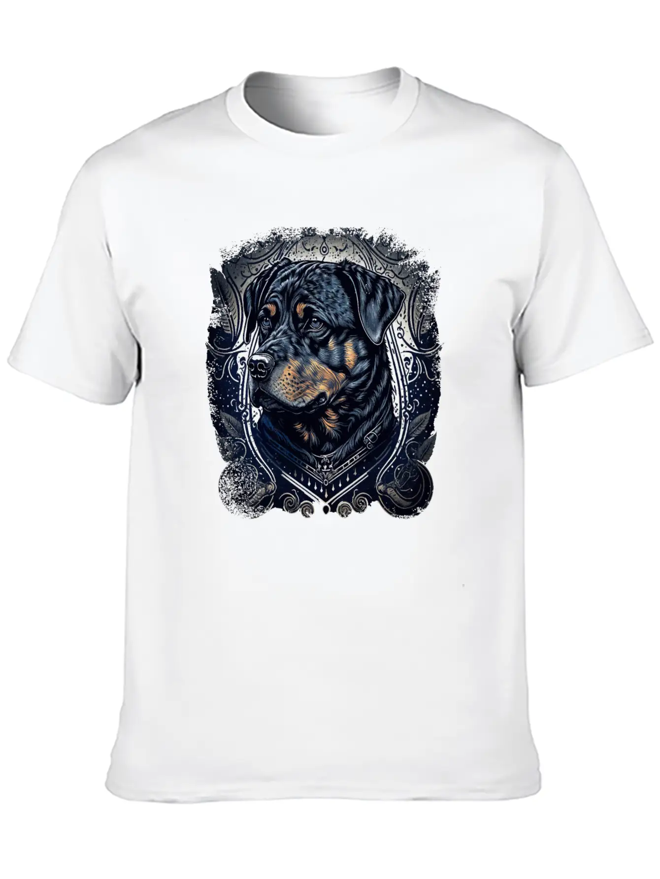 Dark Rottweiler Love Relaxed Everyday Tee – Lightweight And Durable Cotton