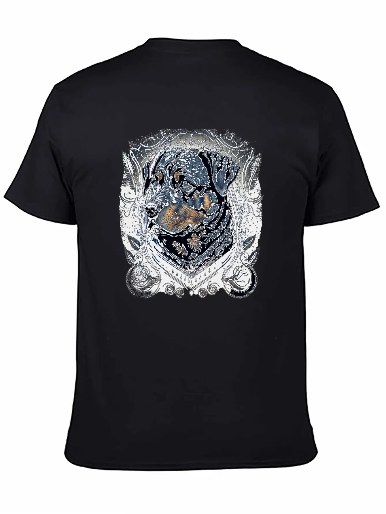 Dark Rottweiler Love Relaxed Everyday Tee – Lightweight And Durable Cotton