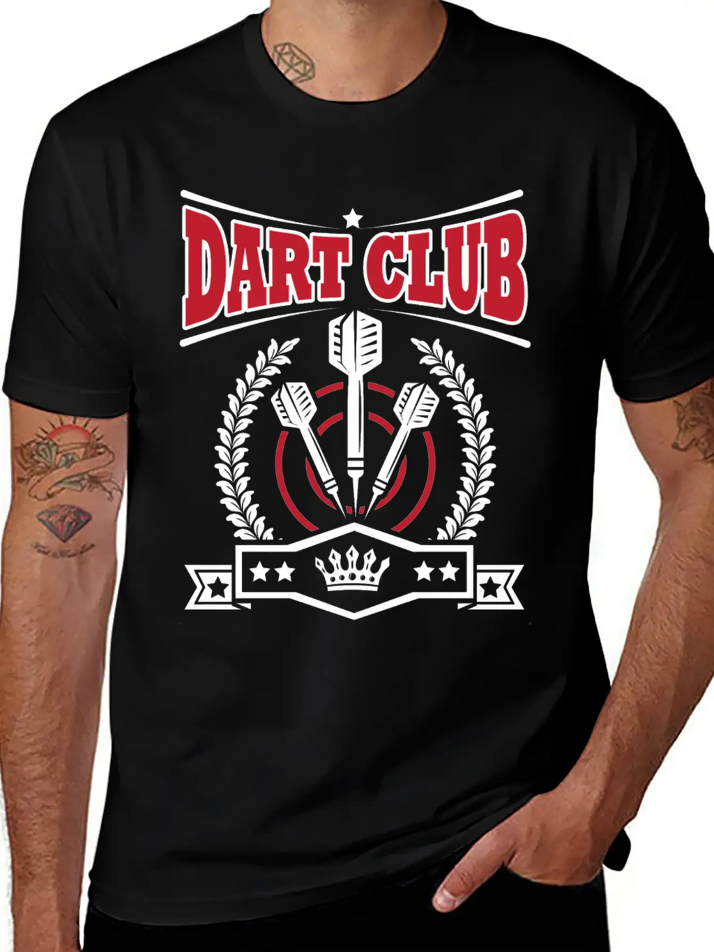 Dart - Dart Club Stylish Everyday T-Shirt – Unisex Basic Cotton Tee