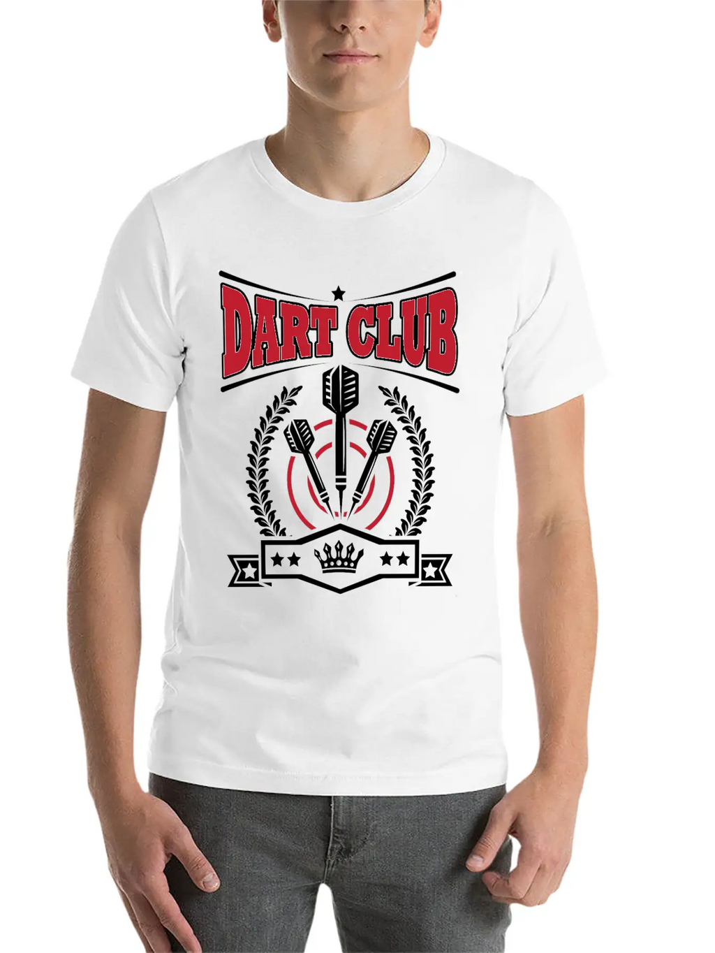 Dart - Dart Club Stylish Everyday T-Shirt – Unisex Basic Cotton Tee