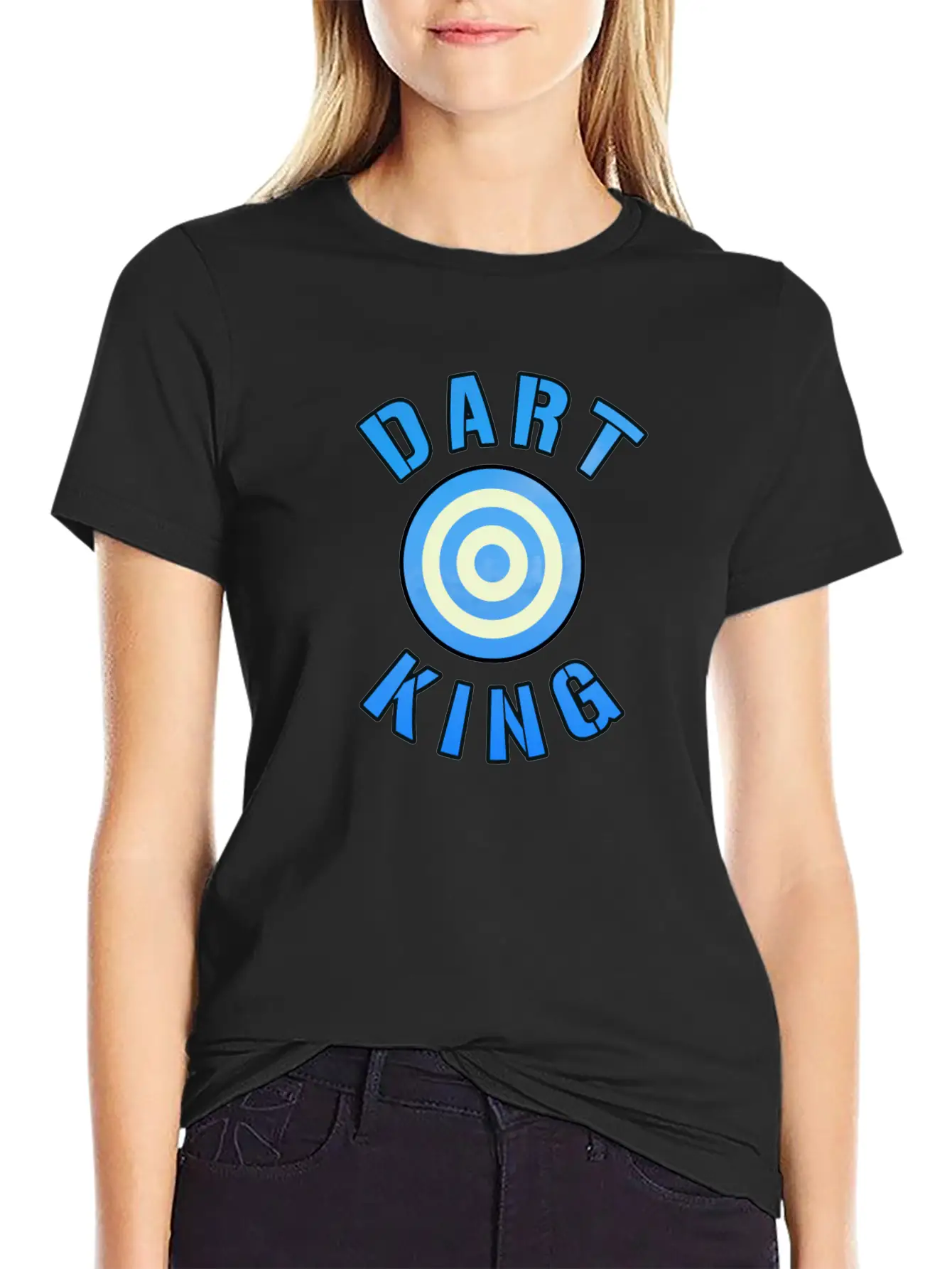 Dart King For Darts Sport Players Basic Graphic T-Shirt – Daily Comfort In Soft Cotton
