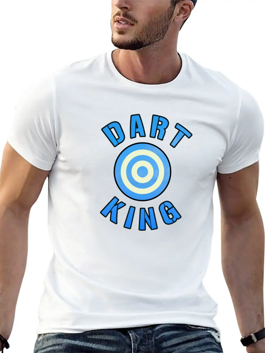 Dart King For Darts Sport Players Basic Graphic T-Shirt – Daily Comfort In Soft Cotton