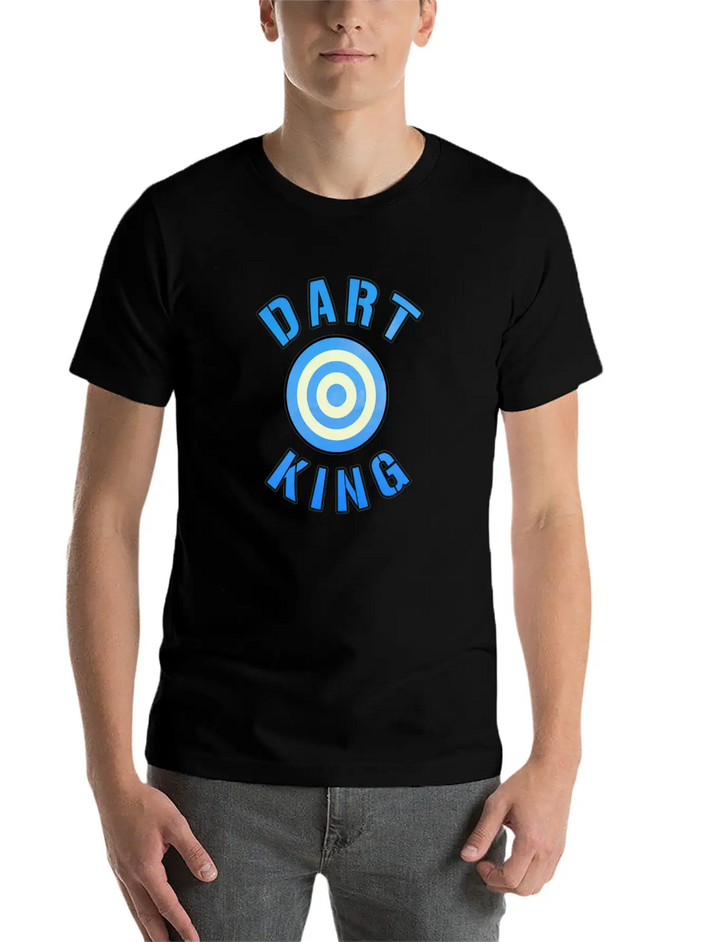 Dart King For Darts Sport Players Basic Graphic T-Shirt – Daily Comfort In Soft Cotton