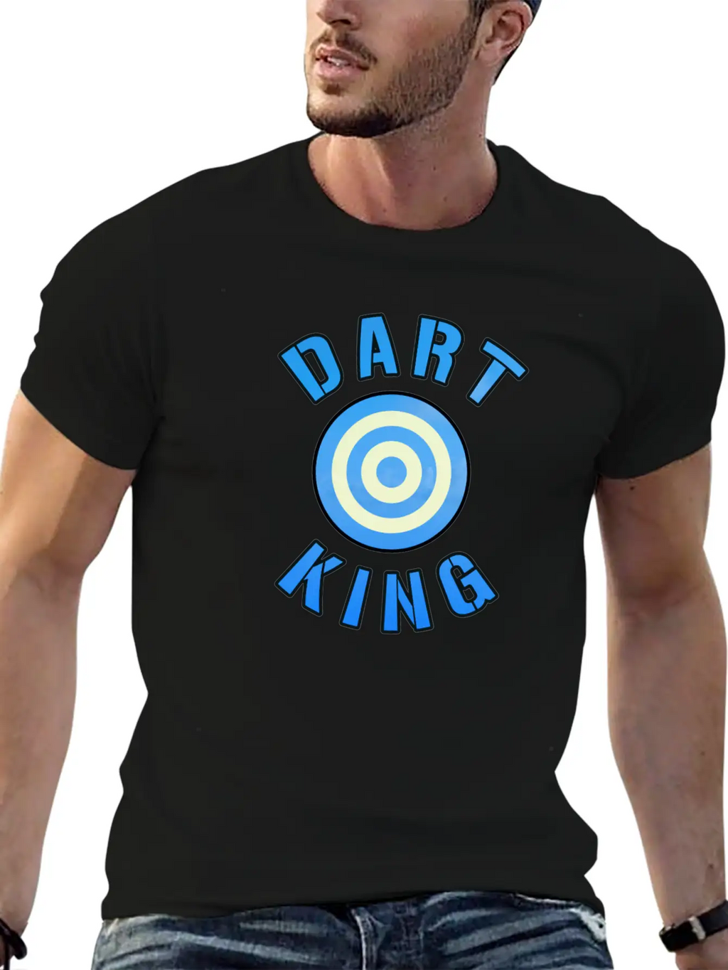 Dart King For Darts Sport Players Basic Graphic T-Shirt – Daily Comfort In Soft Cotton