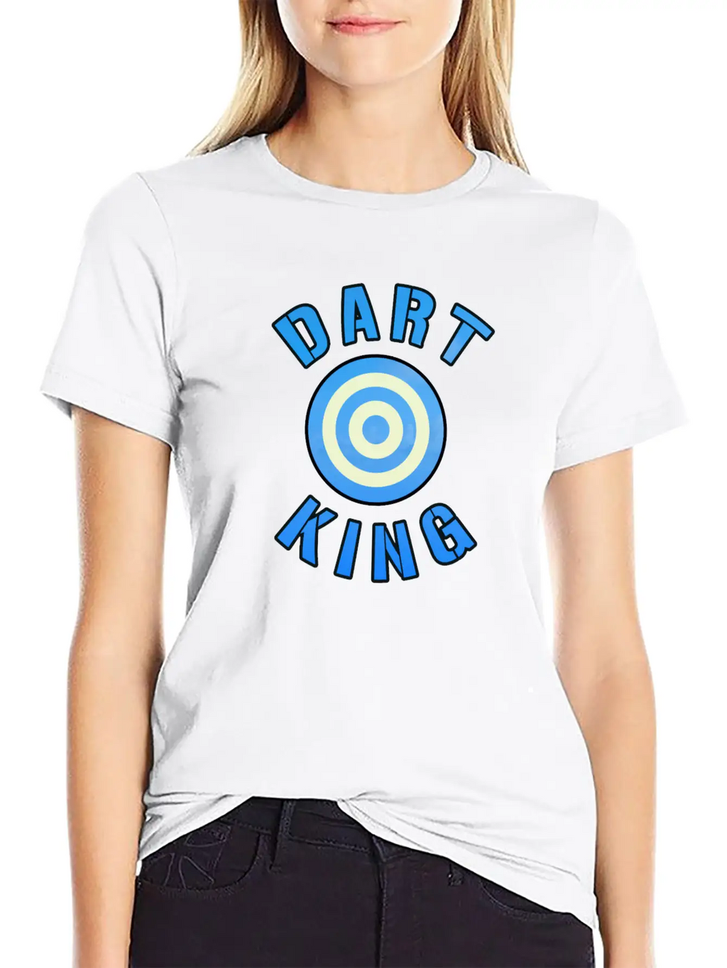 Dart King For Darts Sport Players Basic Graphic T-Shirt – Daily Comfort In Soft Cotton