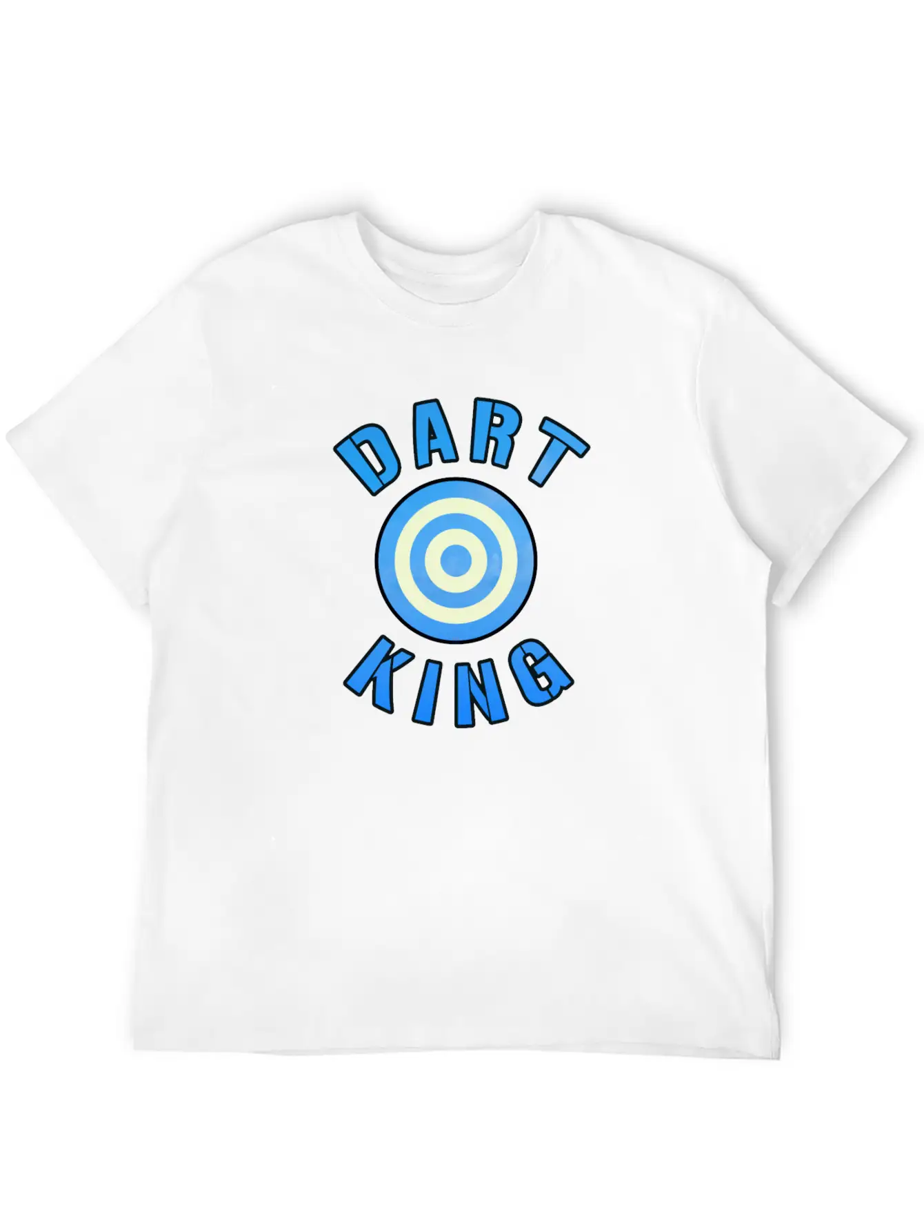 Dart King For Darts Sport Players Basic Graphic T-Shirt – Daily Comfort In Soft Cotton