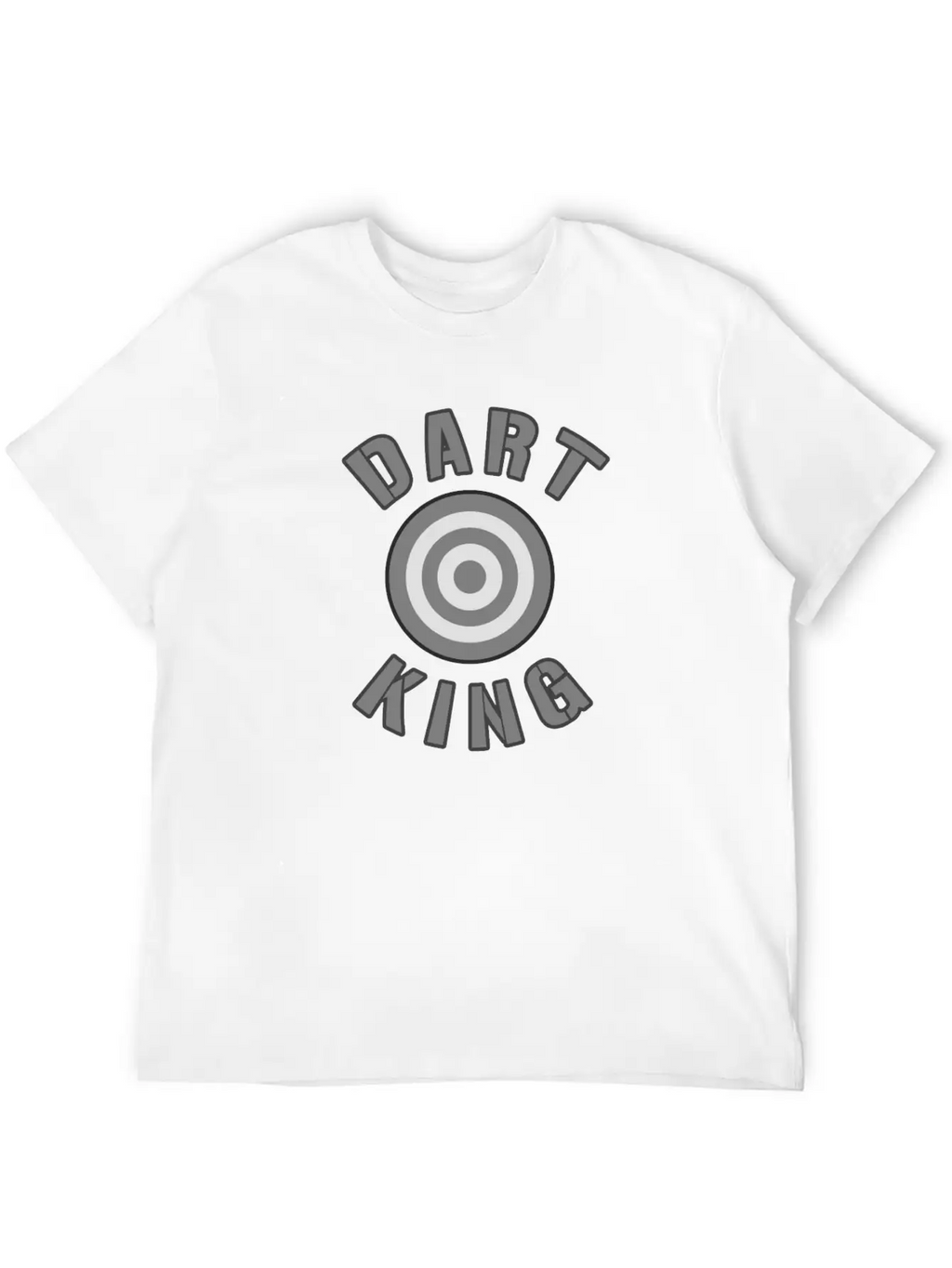 Dart King For Darts Sport Players Essential Cotton Tee For Daily Outfits – Unisex Style