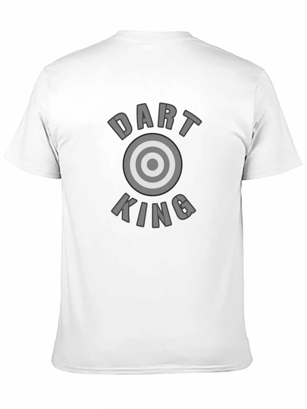 Dart King For Darts Sport Players Essential Cotton Tee For Daily Outfits – Unisex Style