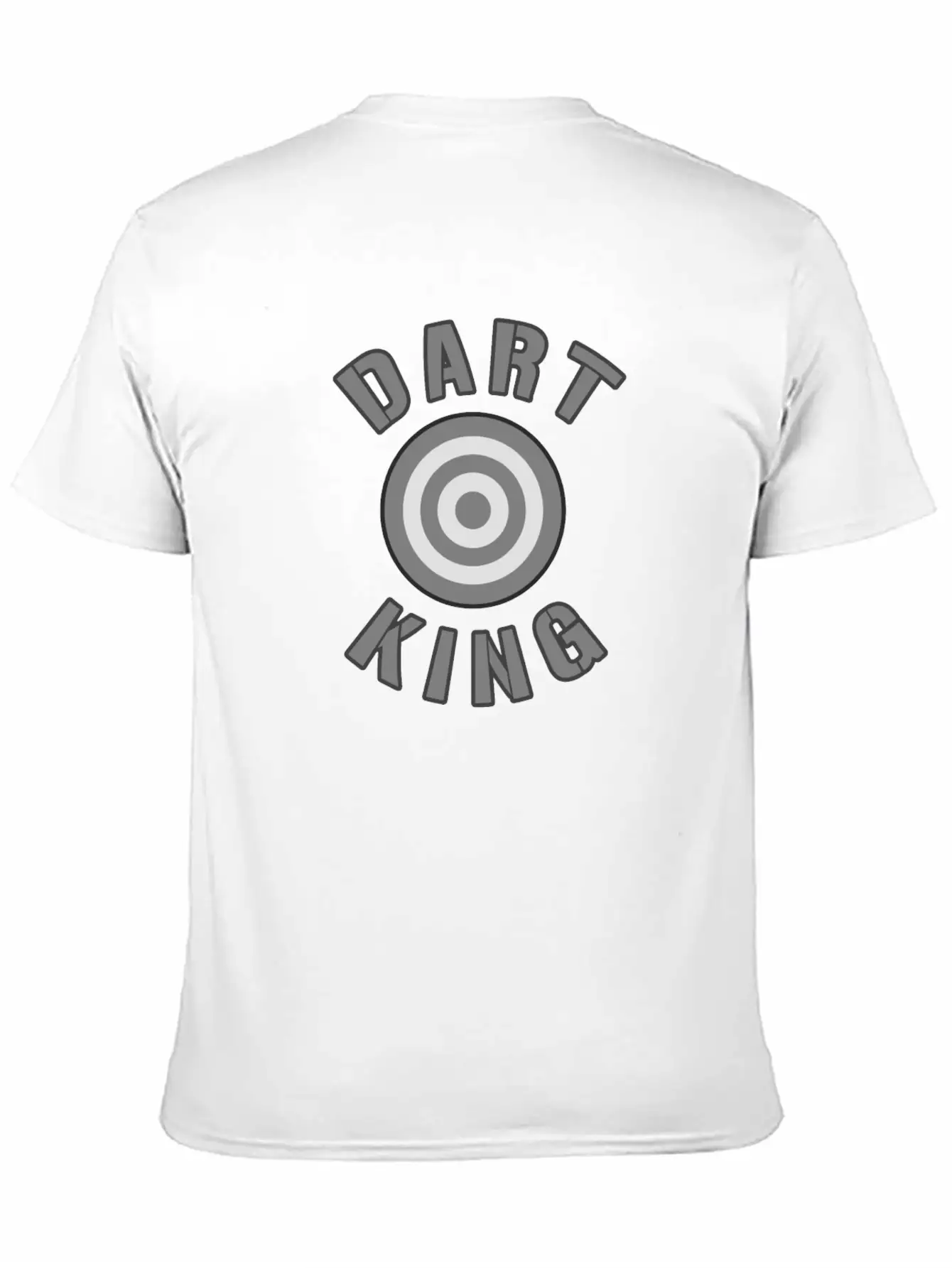 Dart King For Darts Sport Players Essential Cotton Tee For Daily Outfits – Unisex Style