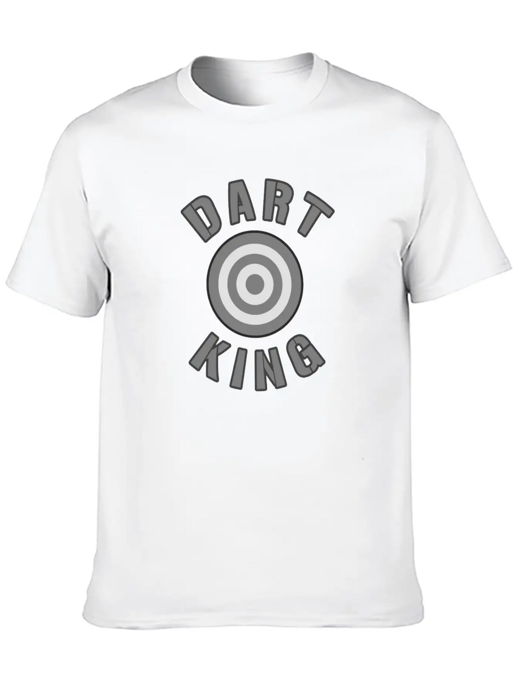 Dart King For Darts Sport Players Essential Cotton Tee For Daily Outfits – Unisex Style