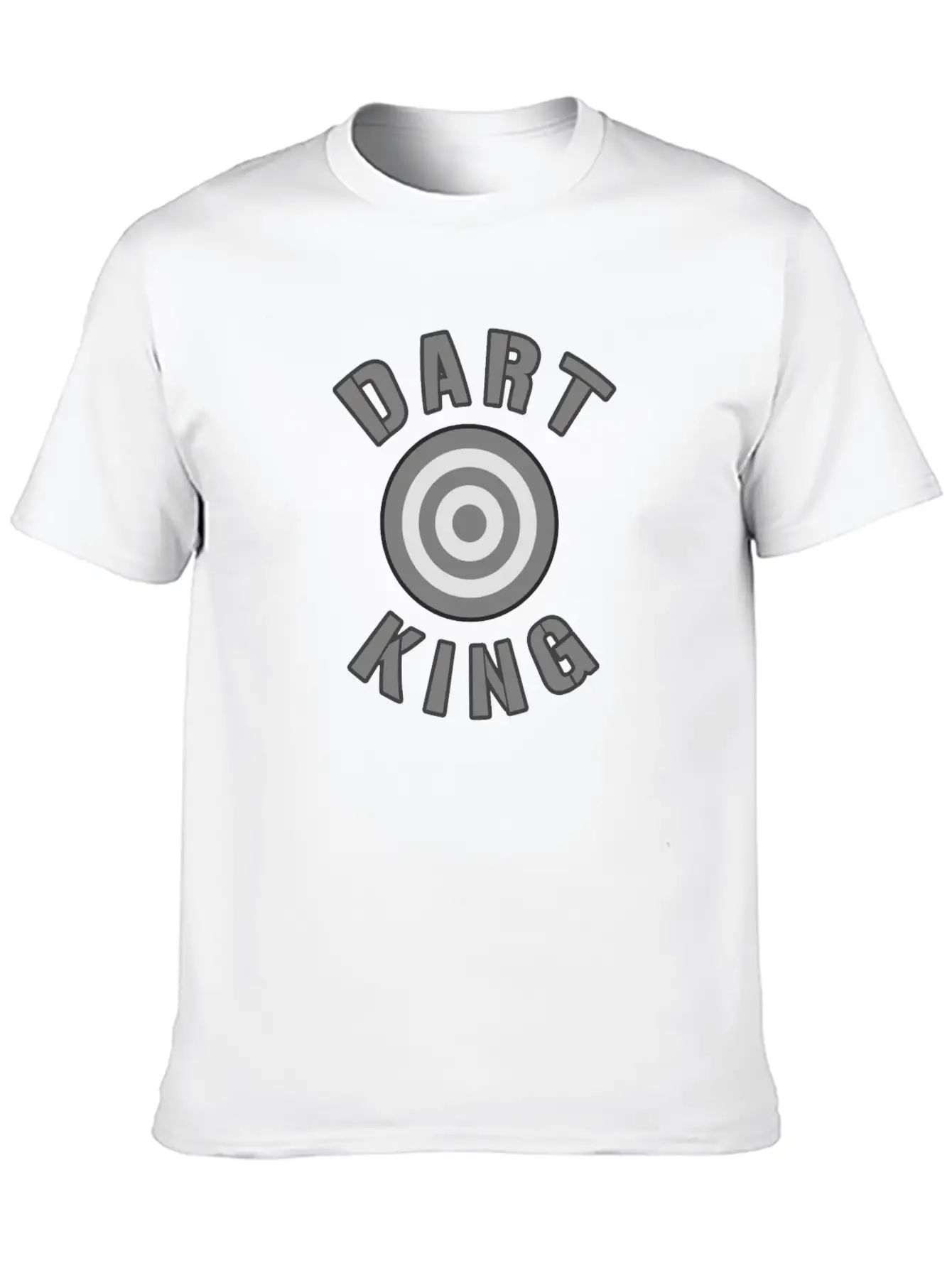 Dart King For Darts Sport Players Essential Cotton Tee For Daily Outfits – Unisex Style