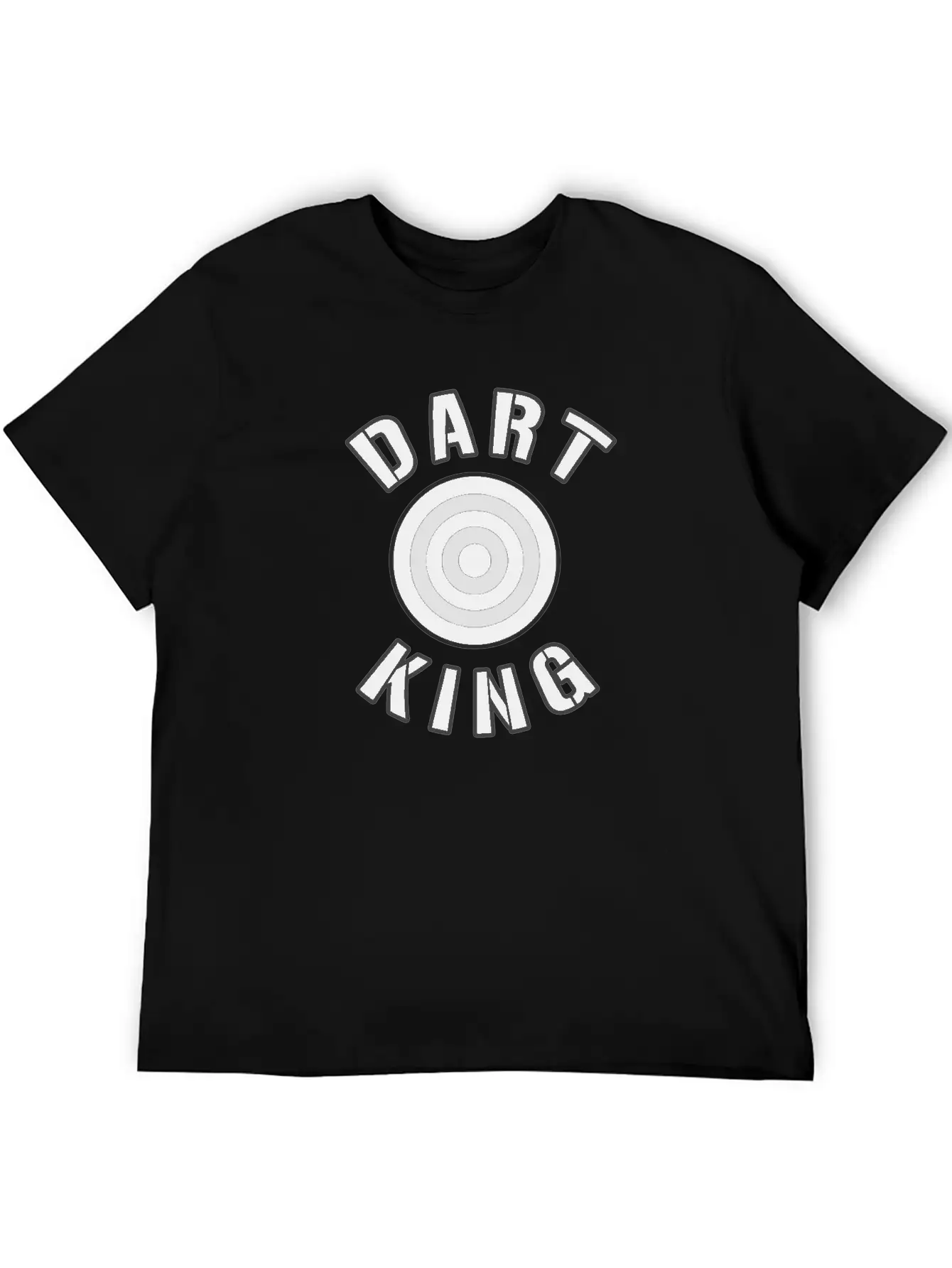 Dart King For Darts Sport Players Essential Cotton Tee For Daily Outfits – Unisex Style