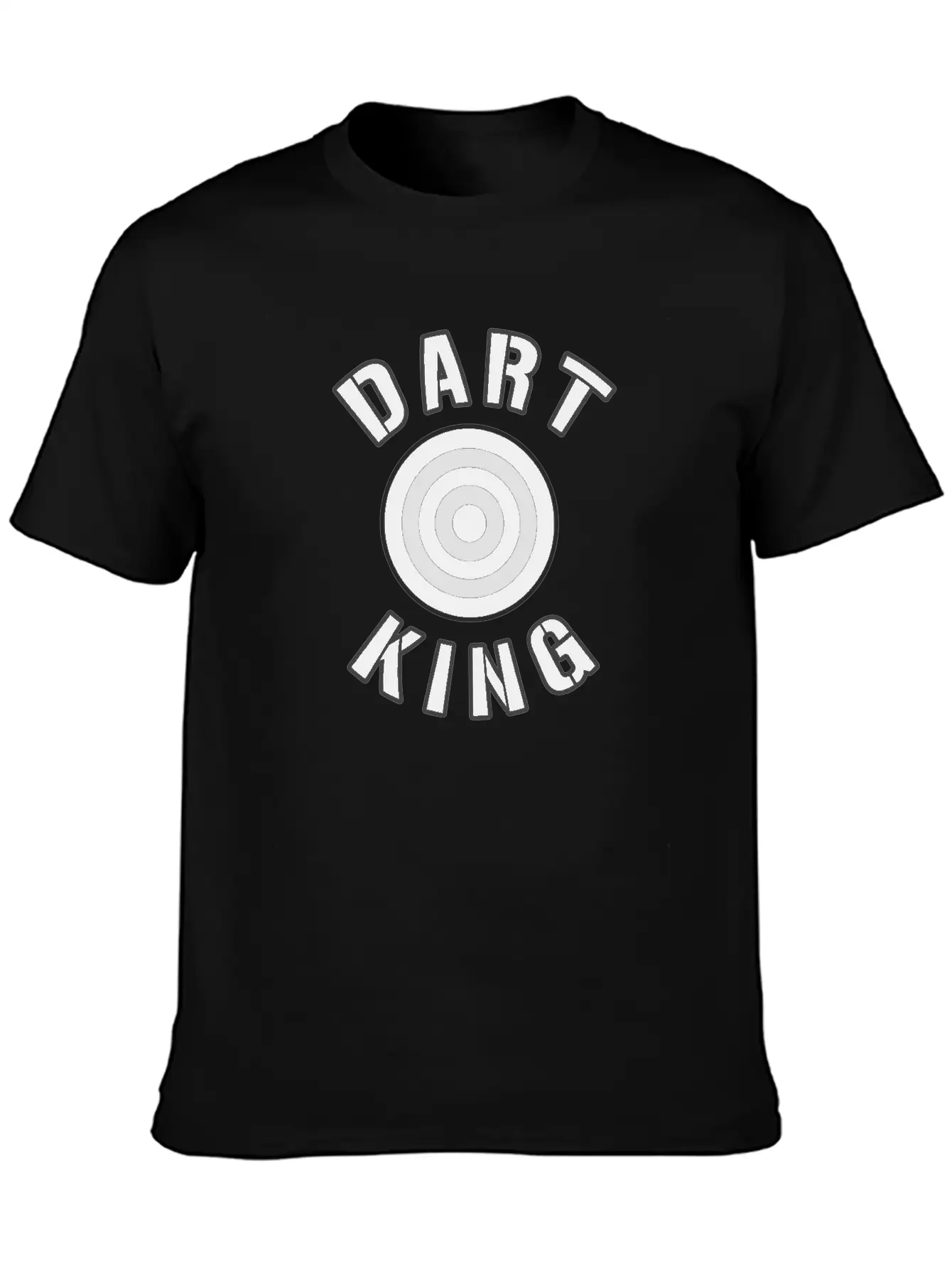 Dart King For Darts Sport Players Essential Cotton Tee For Daily Outfits – Unisex Style