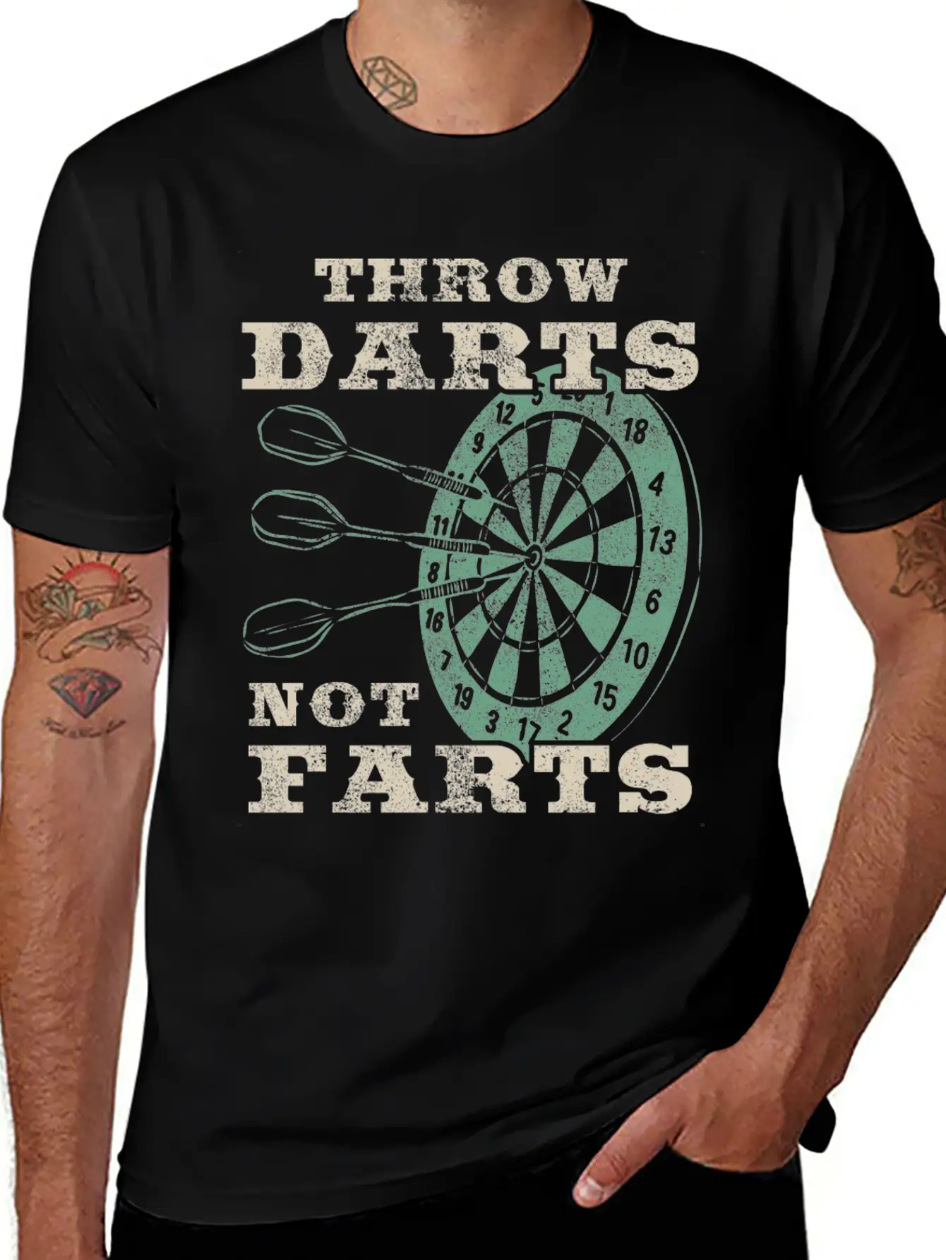 Dart Sport Club, Dartboard, Arrow Sport Dart Breathable Soft Cotton T-Shirt – Timeless Casual Look