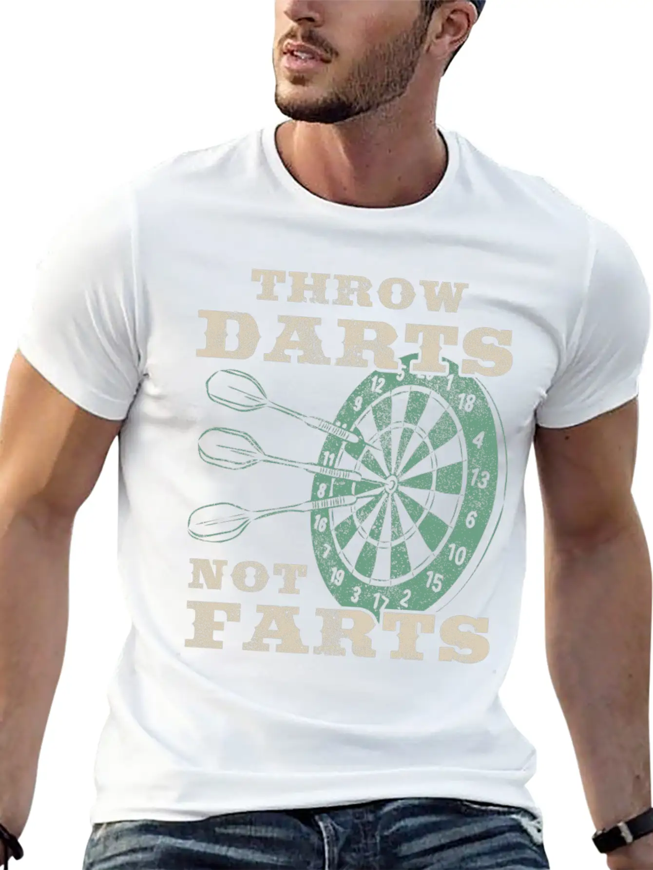 Dart Sport Club, Dartboard, Arrow Sport Dart Breathable Soft Cotton T-Shirt – Timeless Casual Look