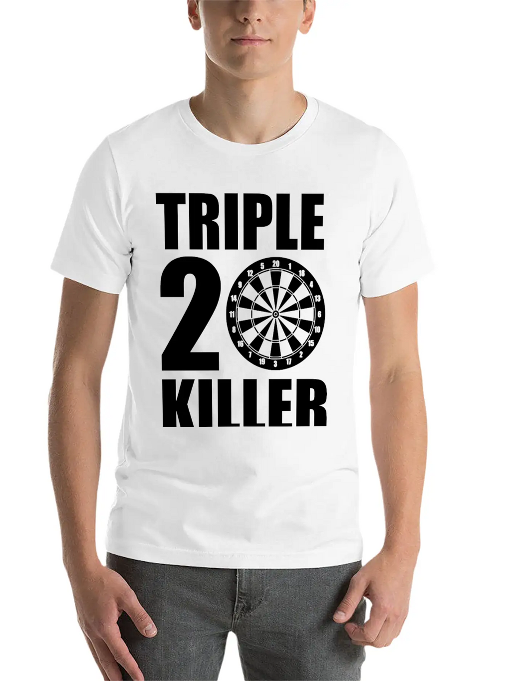 Dart Triple 20 180 Breathable Soft Cotton T-Shirt – Timeless Casual Look