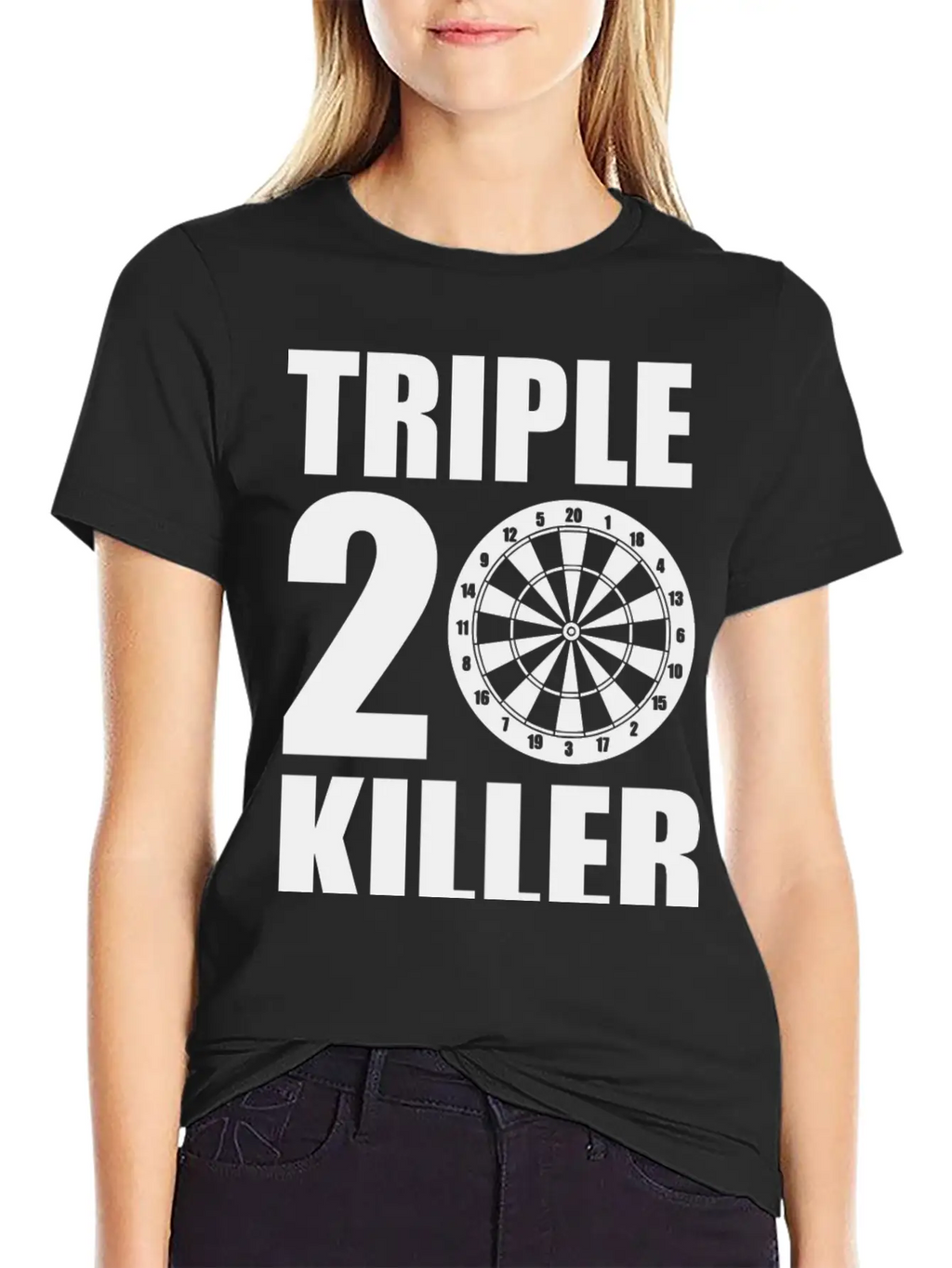 Dart Triple 20 180 Breathable Soft Cotton T-Shirt – Timeless Casual Look