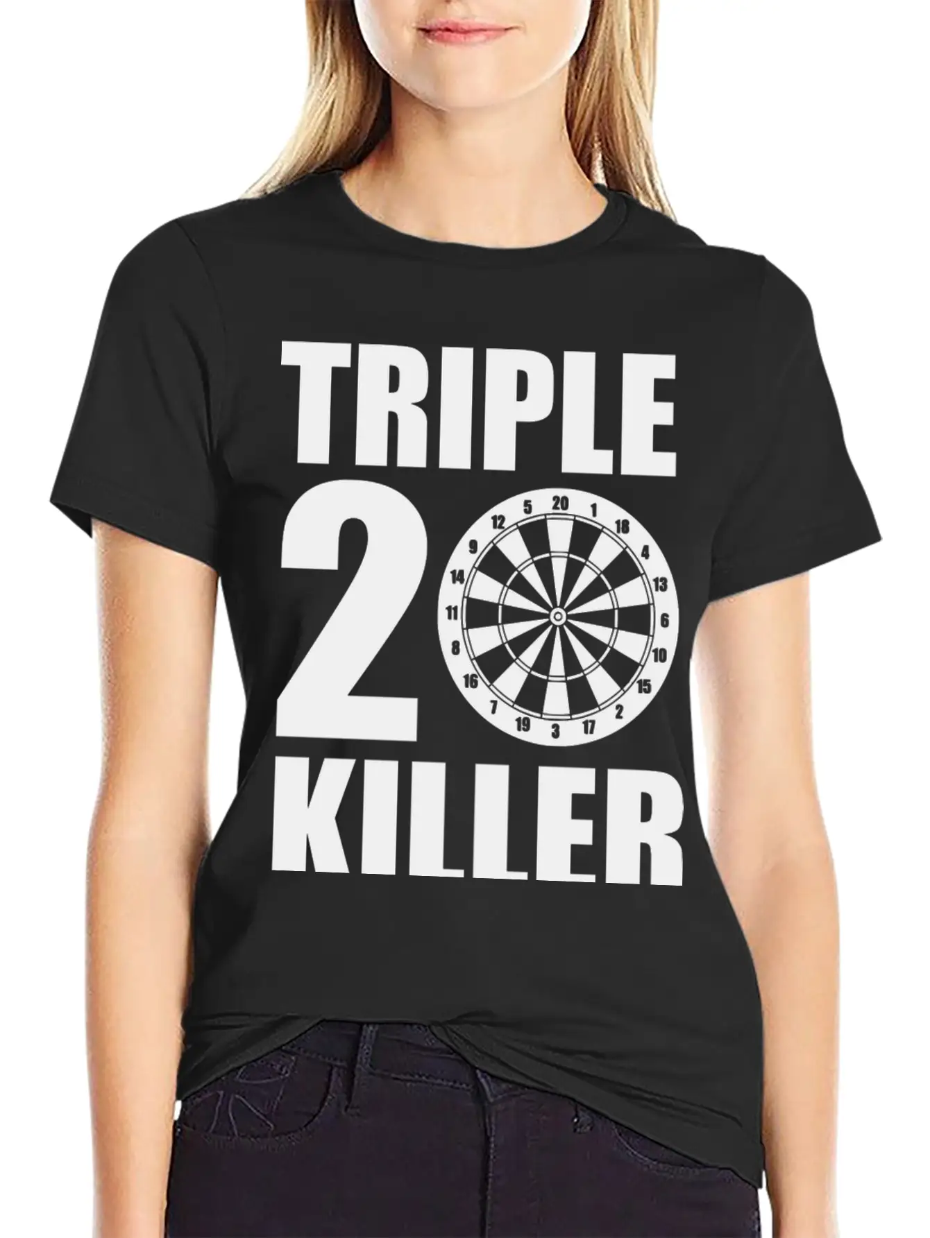 Dart Triple 20 180 Breathable Soft Cotton T-Shirt – Timeless Casual Look