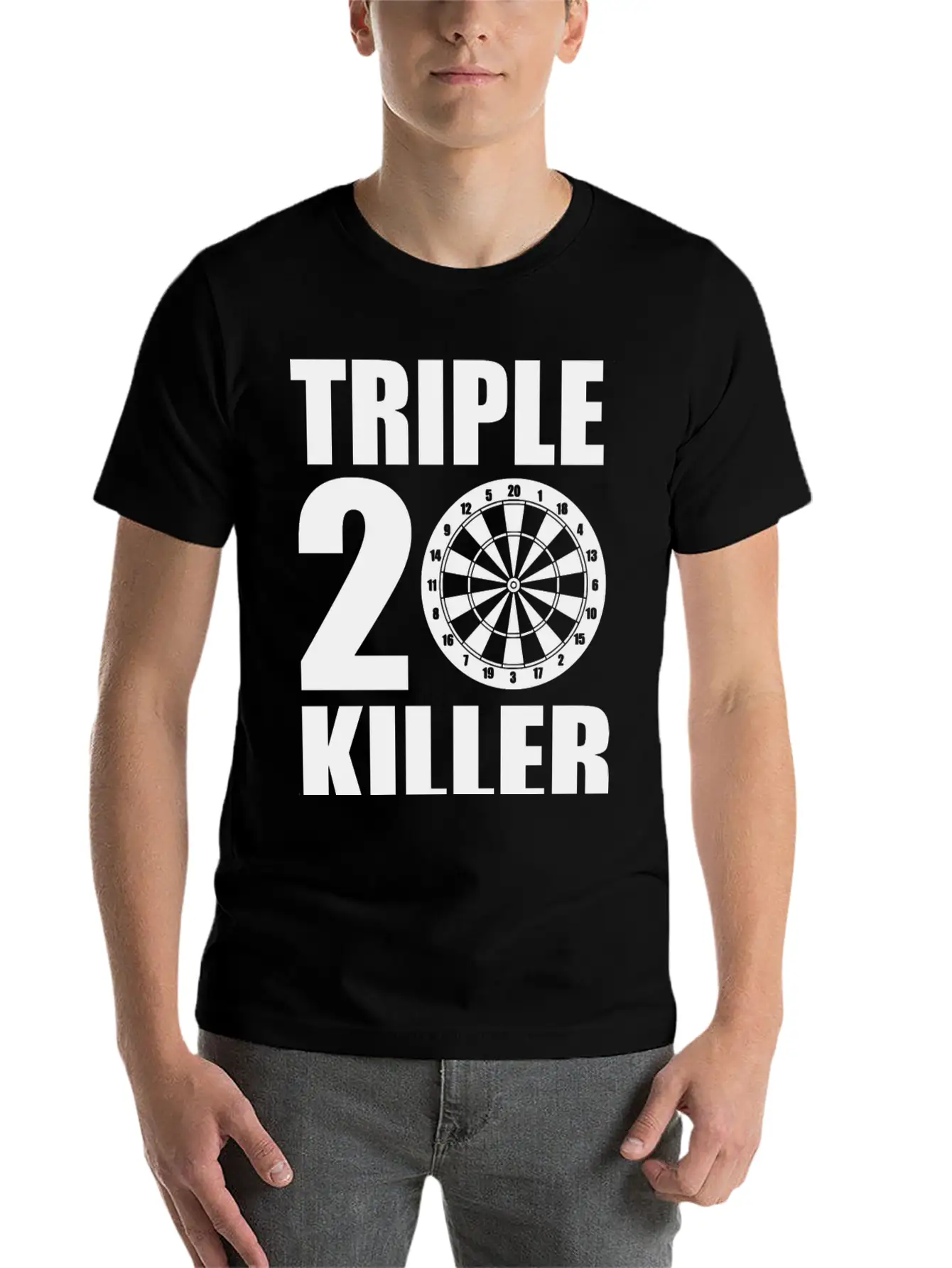 Dart Triple 20 180 Breathable Soft Cotton T-Shirt – Timeless Casual Look