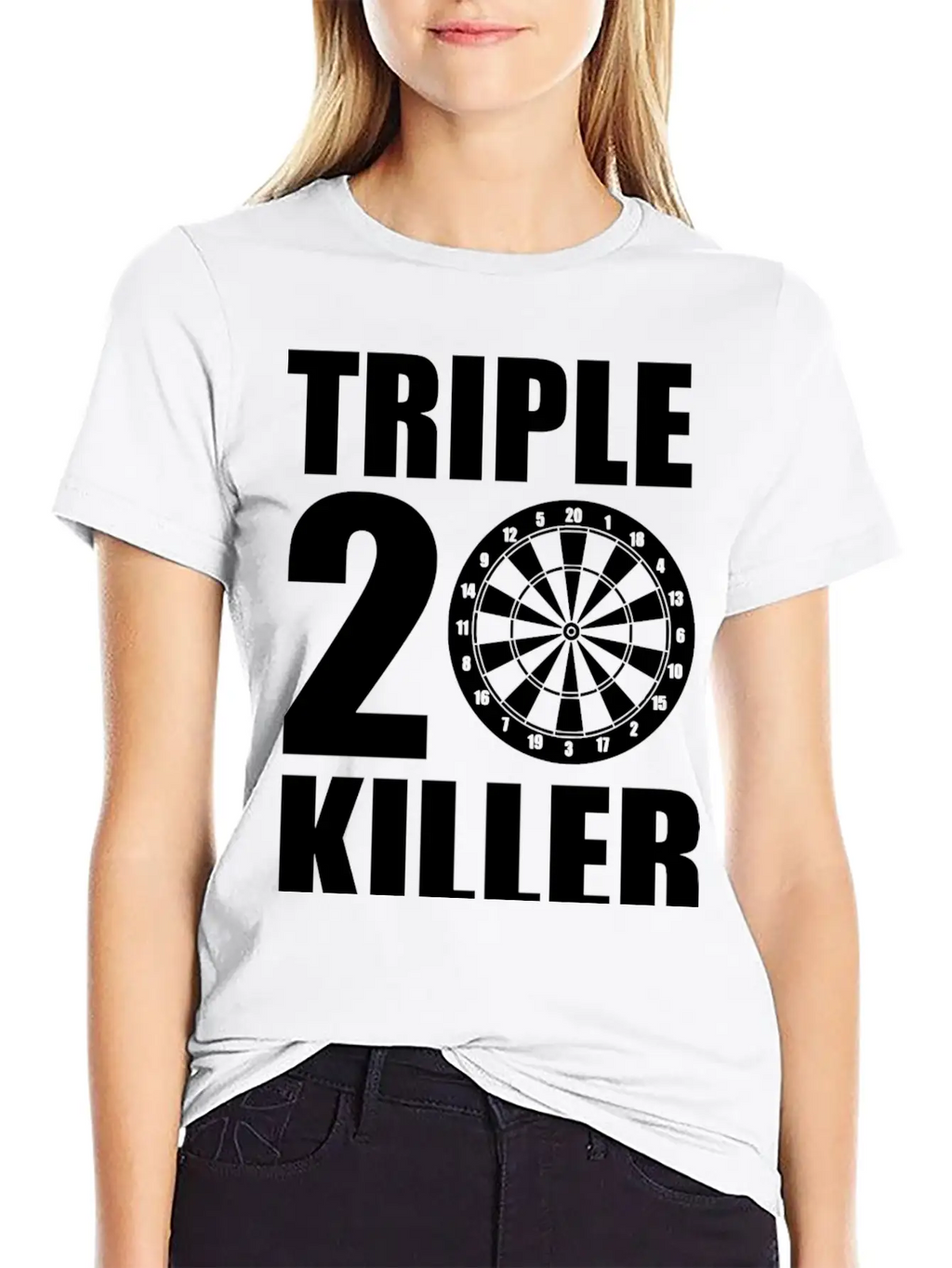 Dart Triple 20 180 Breathable Soft Cotton T-Shirt – Timeless Casual Look
