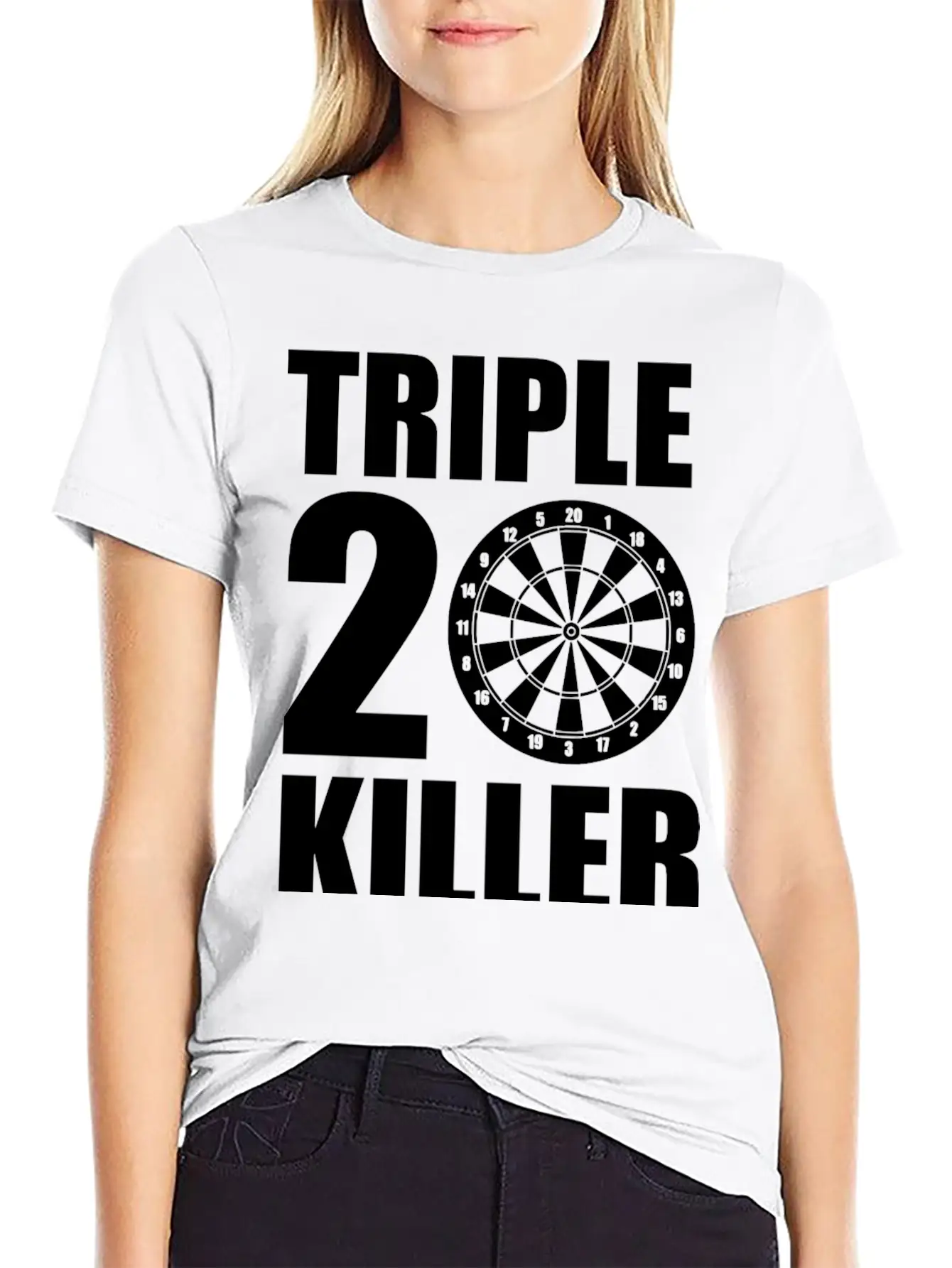Dart Triple 20 180 Breathable Soft Cotton T-Shirt – Timeless Casual Look