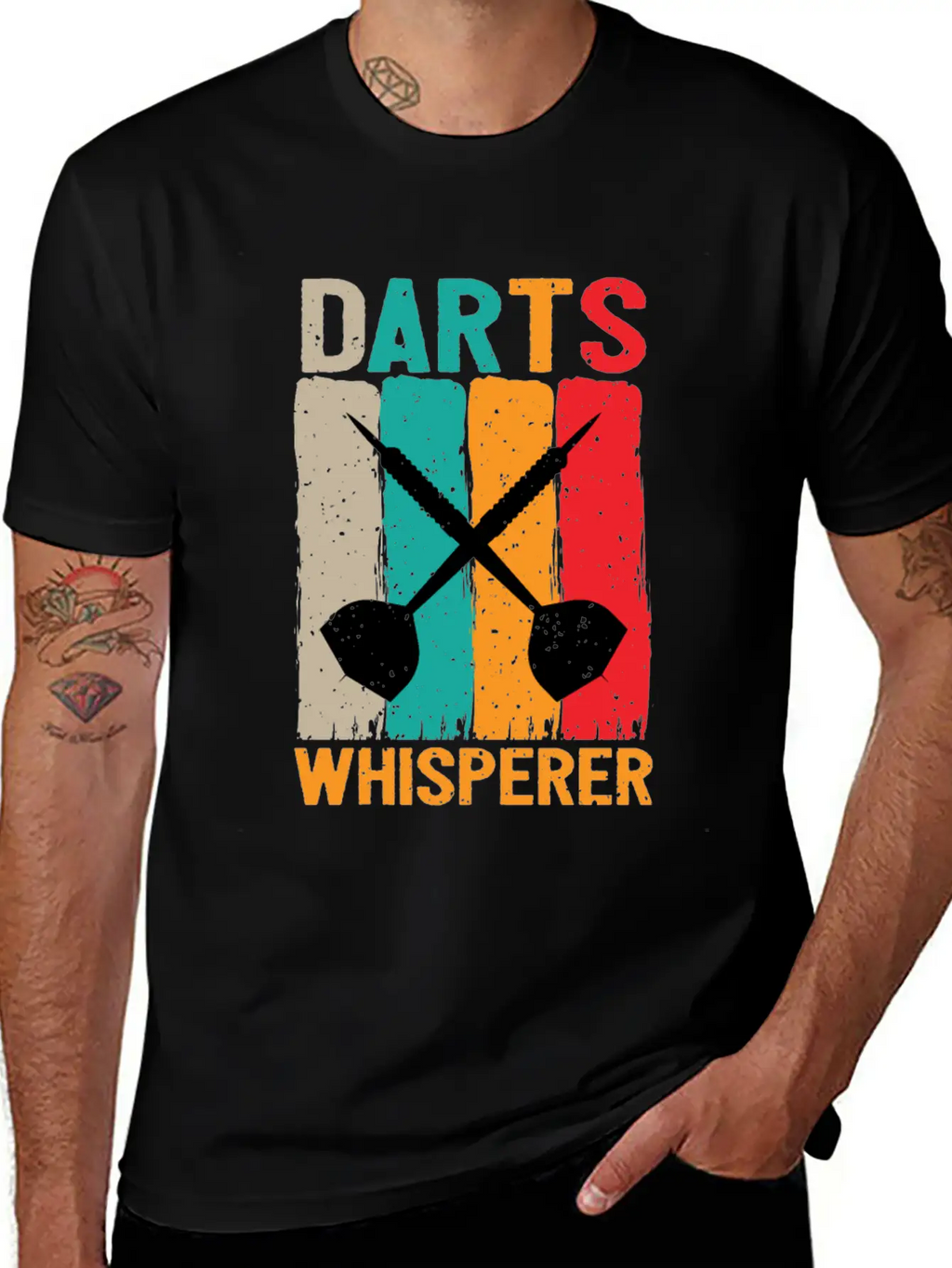 Dart Whisperer Darts Whisperer Breathable Graphic T-Shirt – Perfect For Casual Days