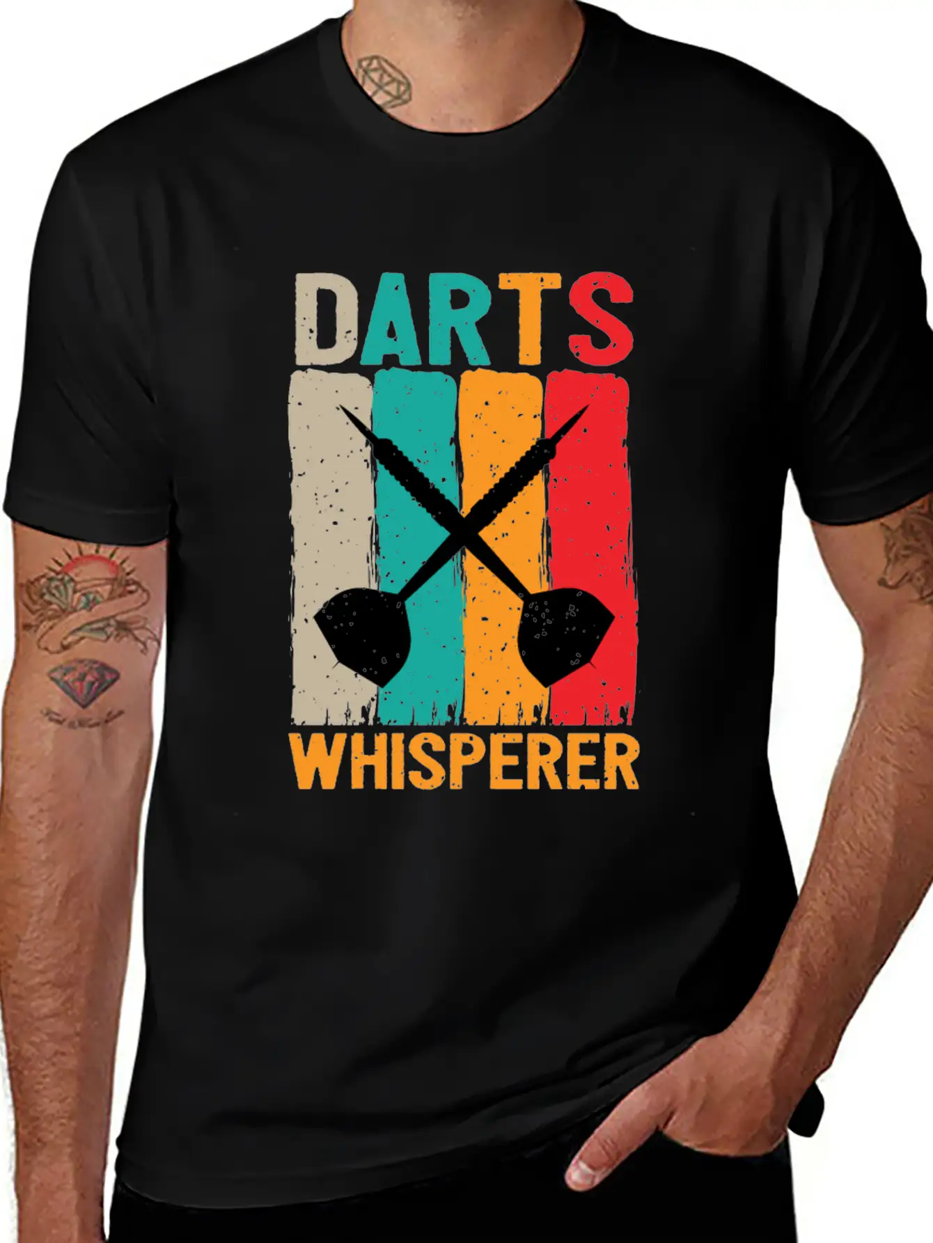 Dart Whisperer Darts Whisperer Breathable Graphic T-Shirt – Perfect For Casual Days