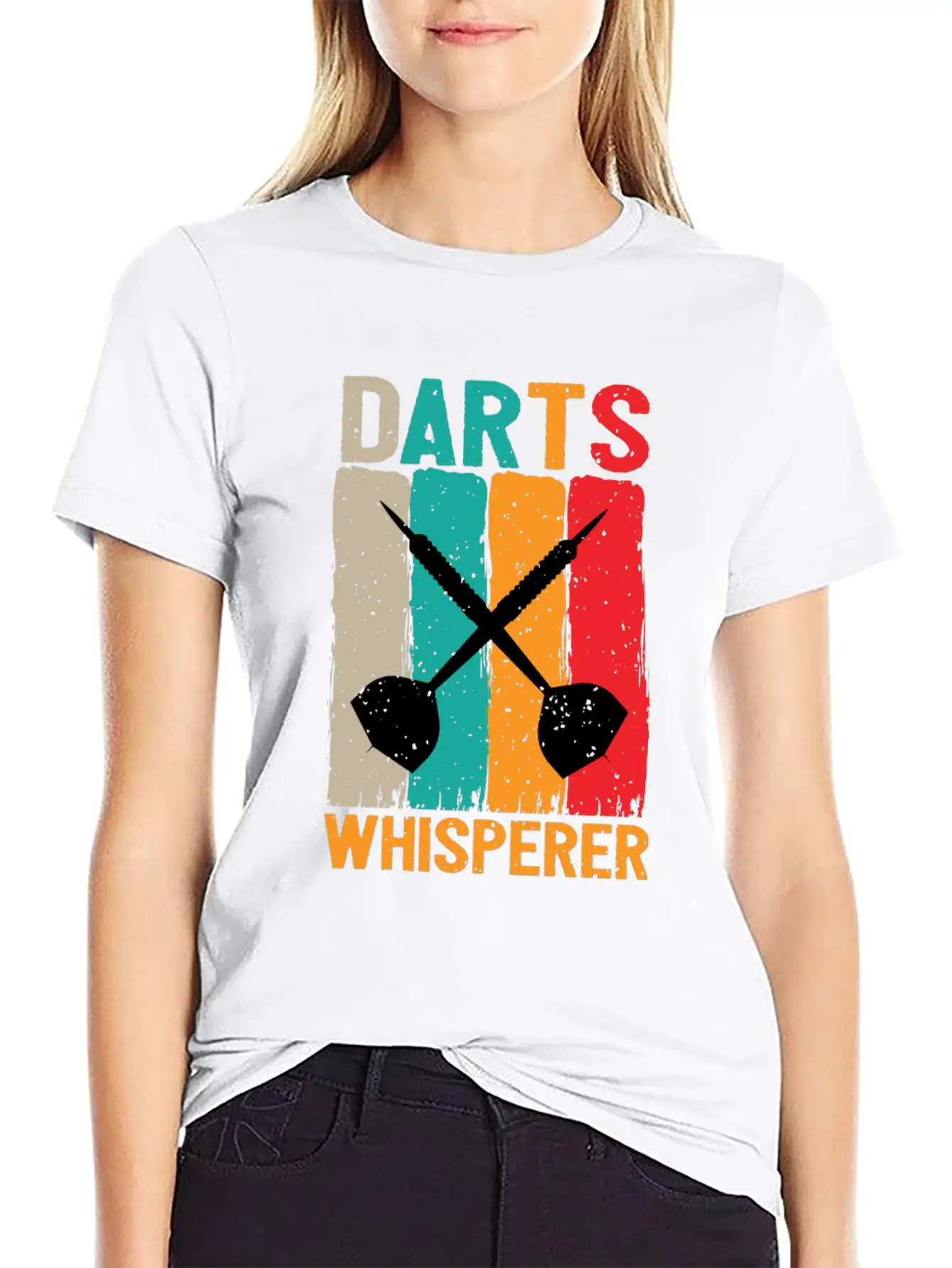 Dart Whisperer Darts Whisperer Breathable Graphic T-Shirt – Perfect For Casual Days