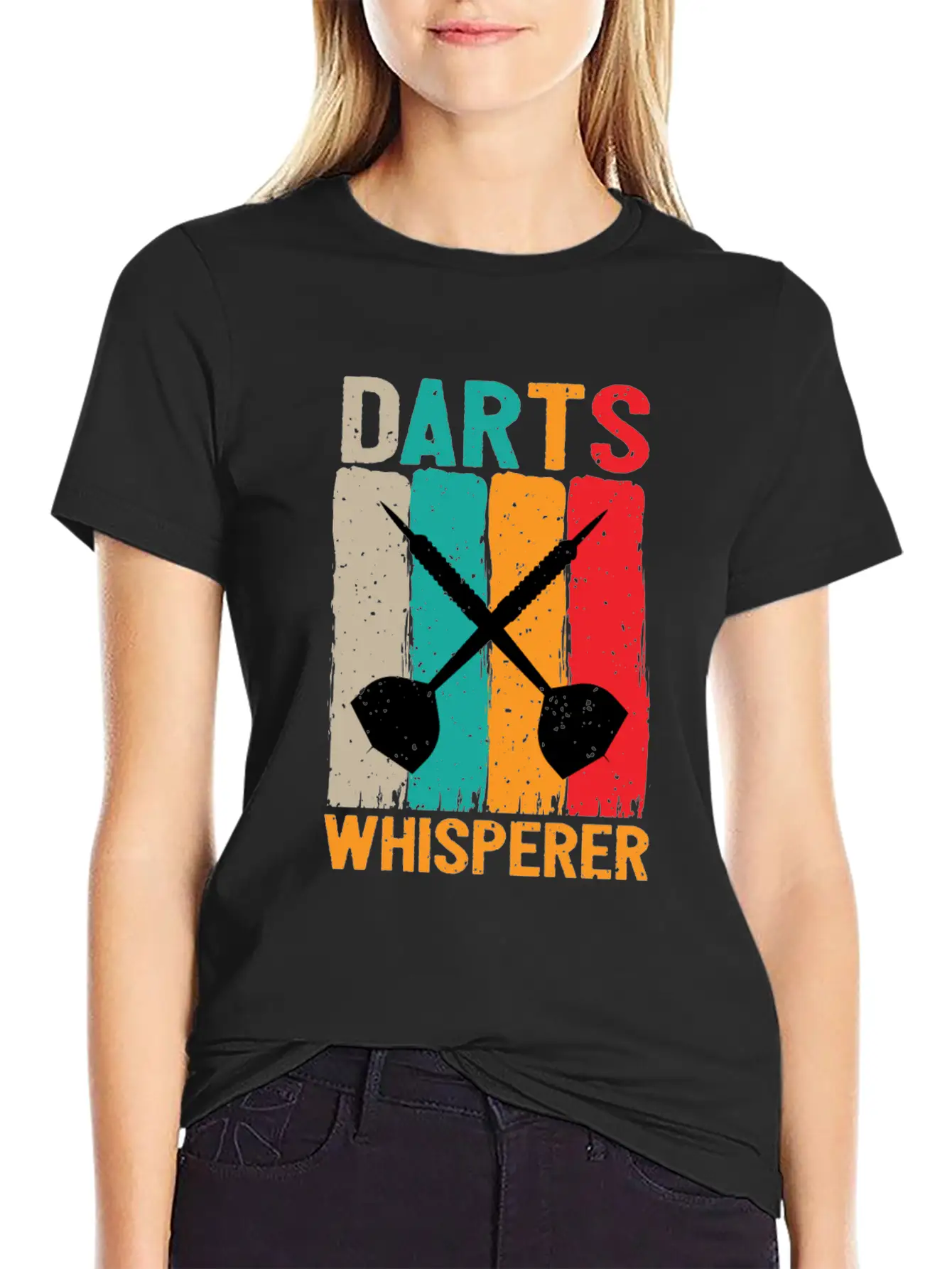 Dart Whisperer Darts Whisperer Breathable Graphic T-Shirt – Perfect For Casual Days