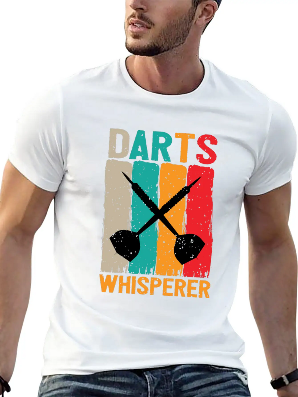Dart Whisperer Darts Whisperer Breathable Graphic T-Shirt – Perfect For Casual Days