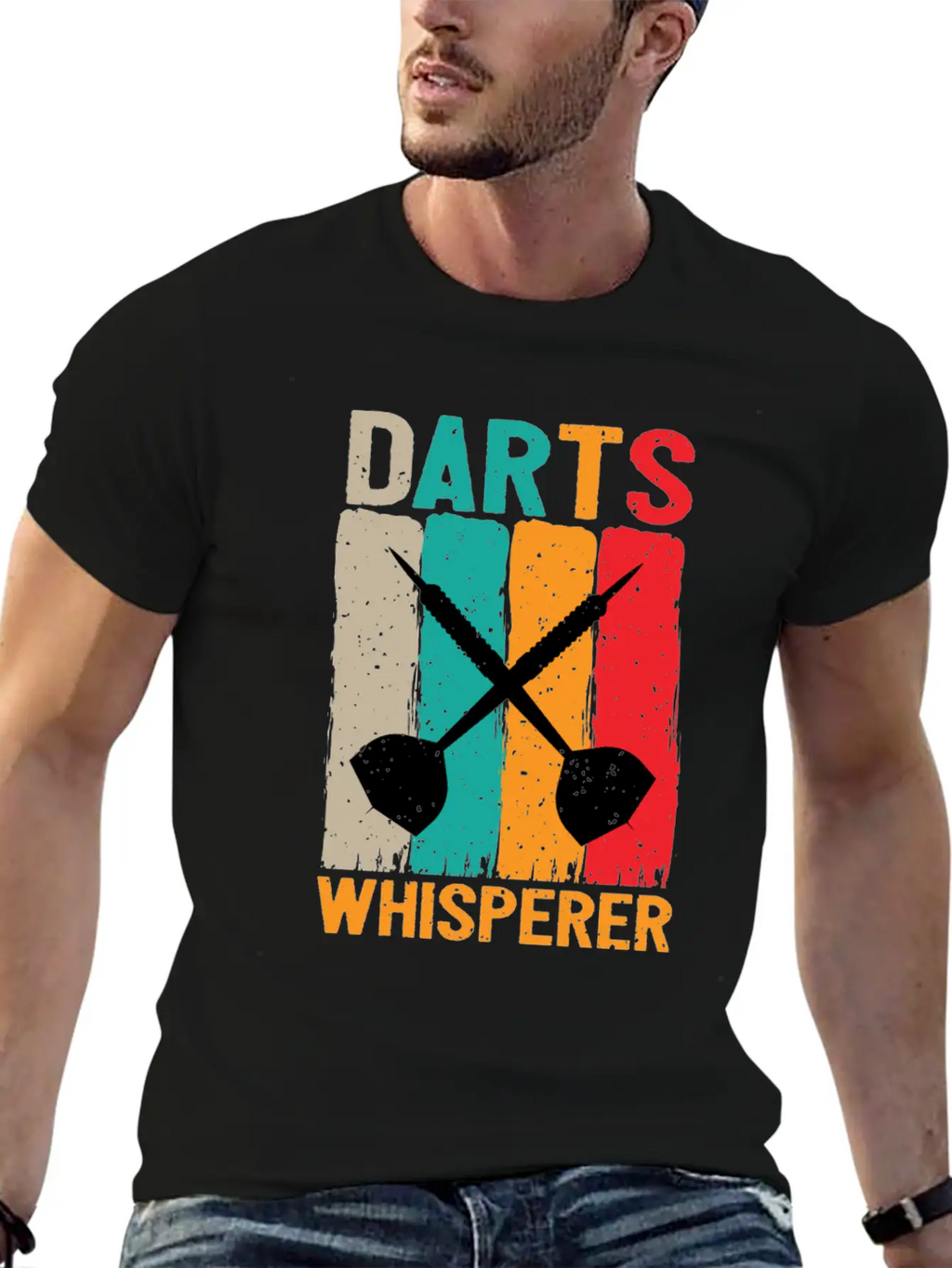 Dart Whisperer Darts Whisperer Breathable Graphic T-Shirt – Perfect For Casual Days