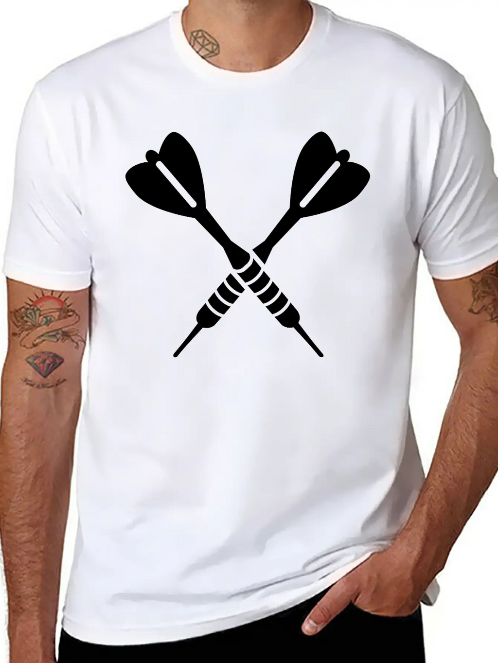 Darts Basic Graphic T-Shirt – Daily Comfort In Soft Cotton