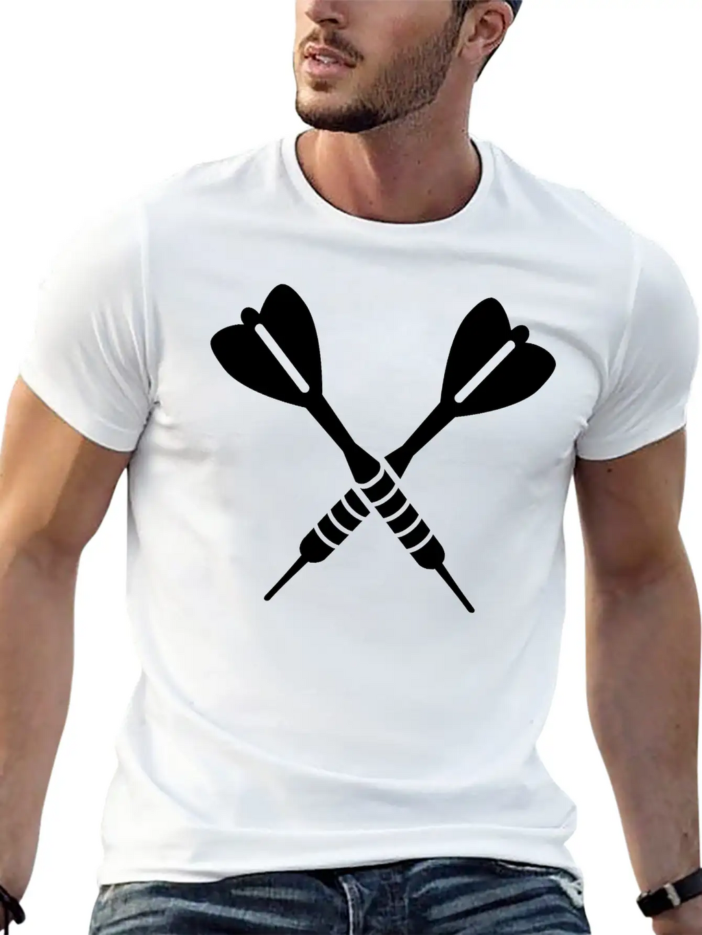 Darts Basic Graphic T-Shirt – Daily Comfort In Soft Cotton