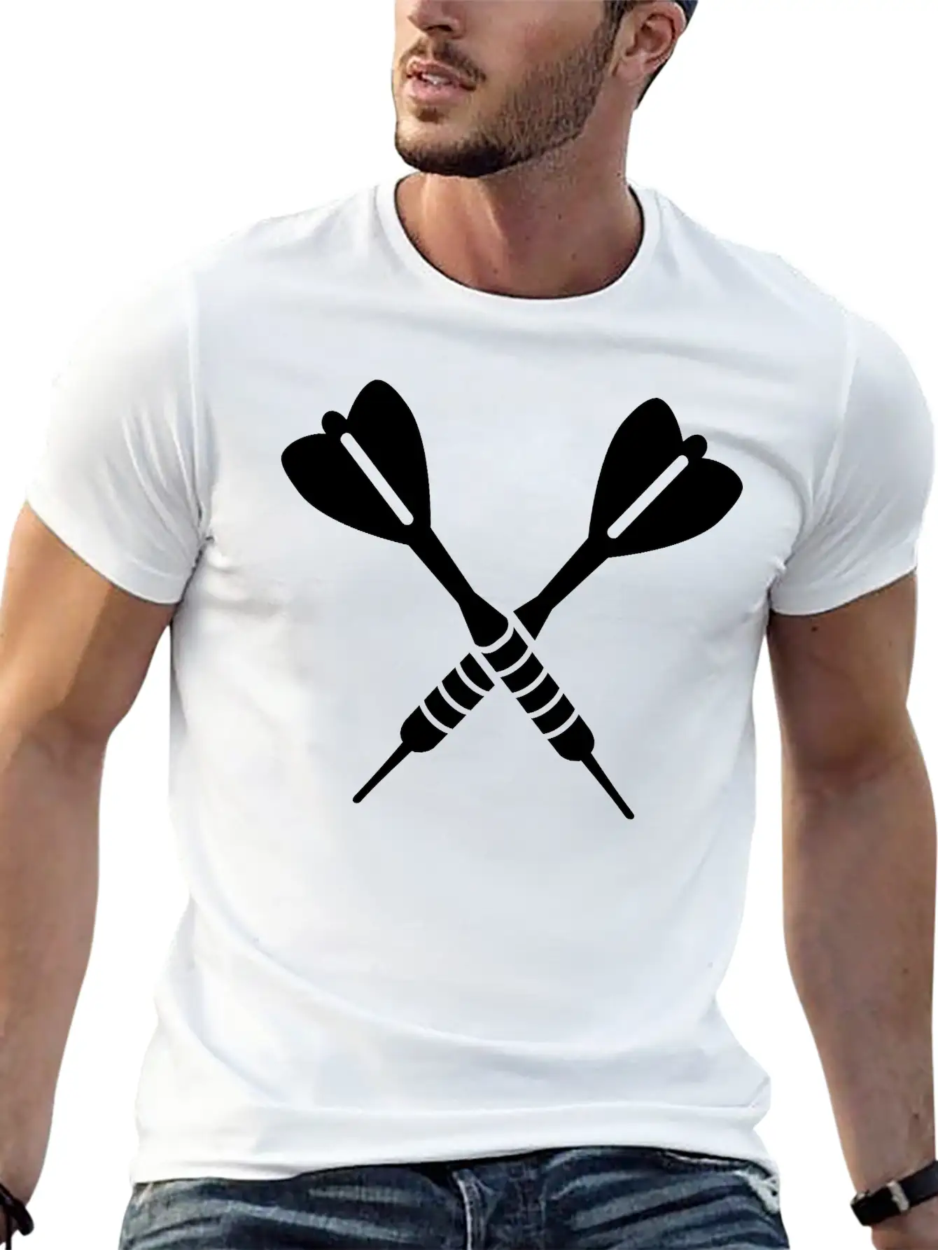 Darts Basic Graphic T-Shirt – Daily Comfort In Soft Cotton